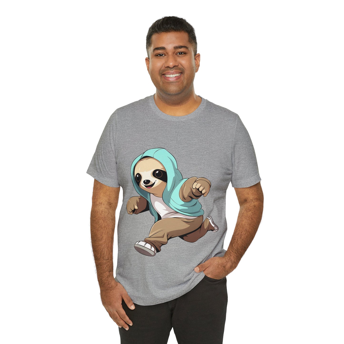 Running Sloth - Unisex Jersey Short Sleeve Tee