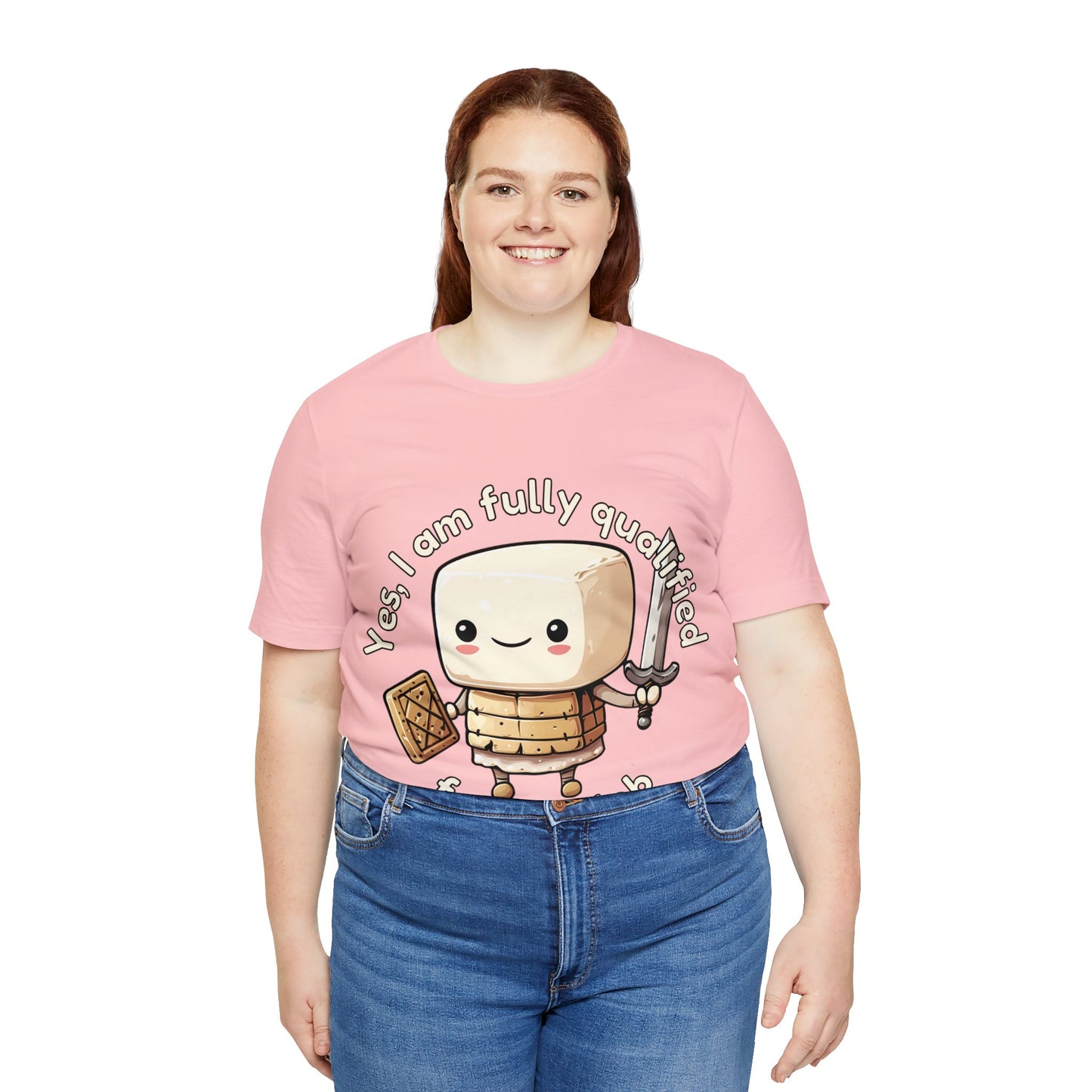 Marshmallow Warrior - Unisex Jersey Short Sleeve Tee