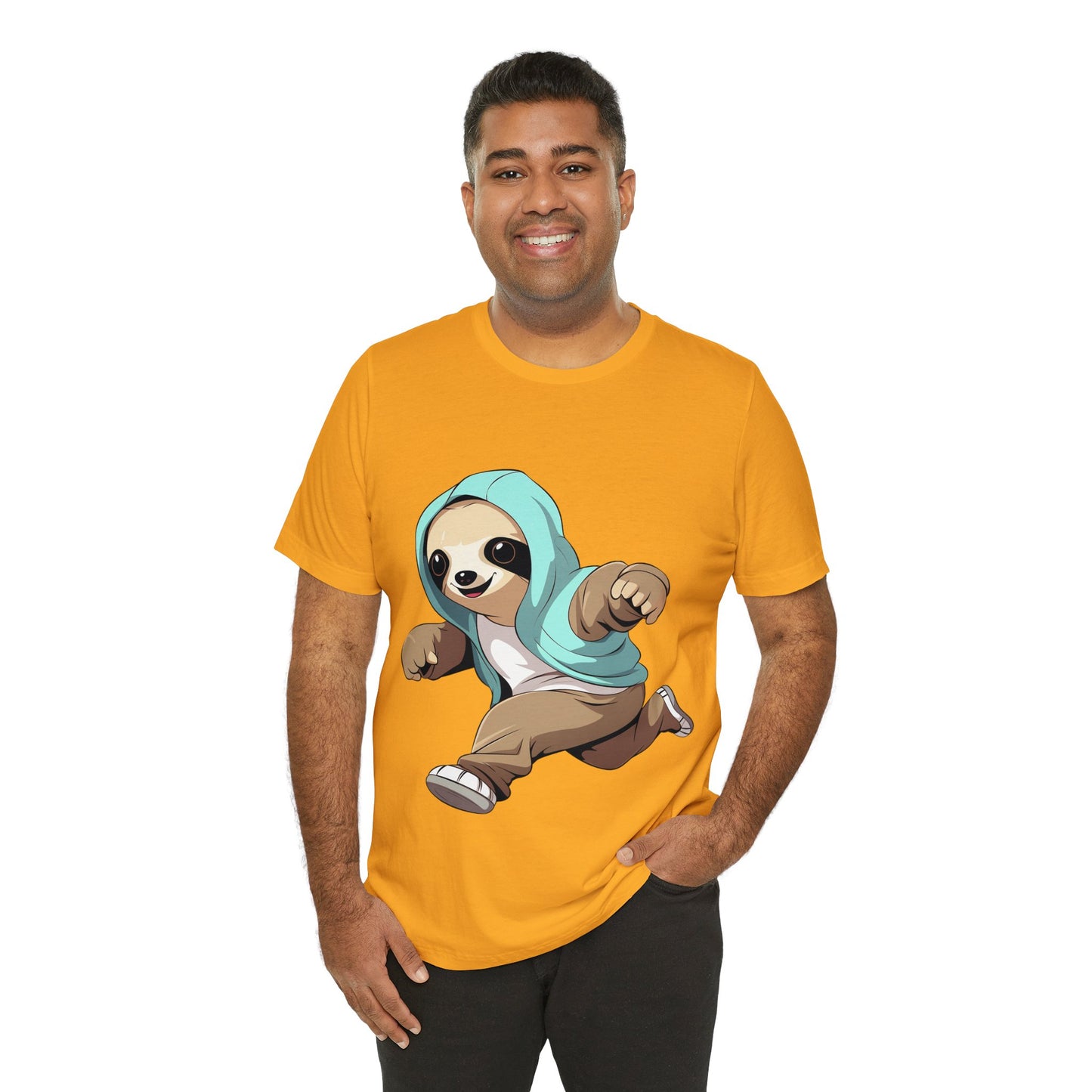 Running Sloth - Unisex Jersey Short Sleeve Tee