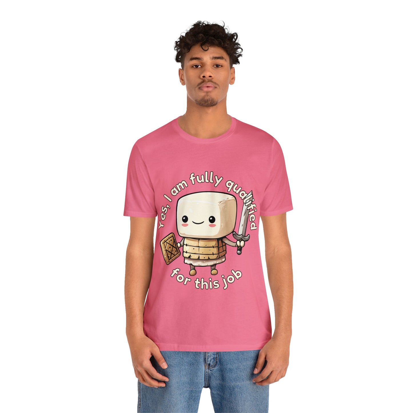 Marshmallow Warrior - Unisex Jersey Short Sleeve Tee