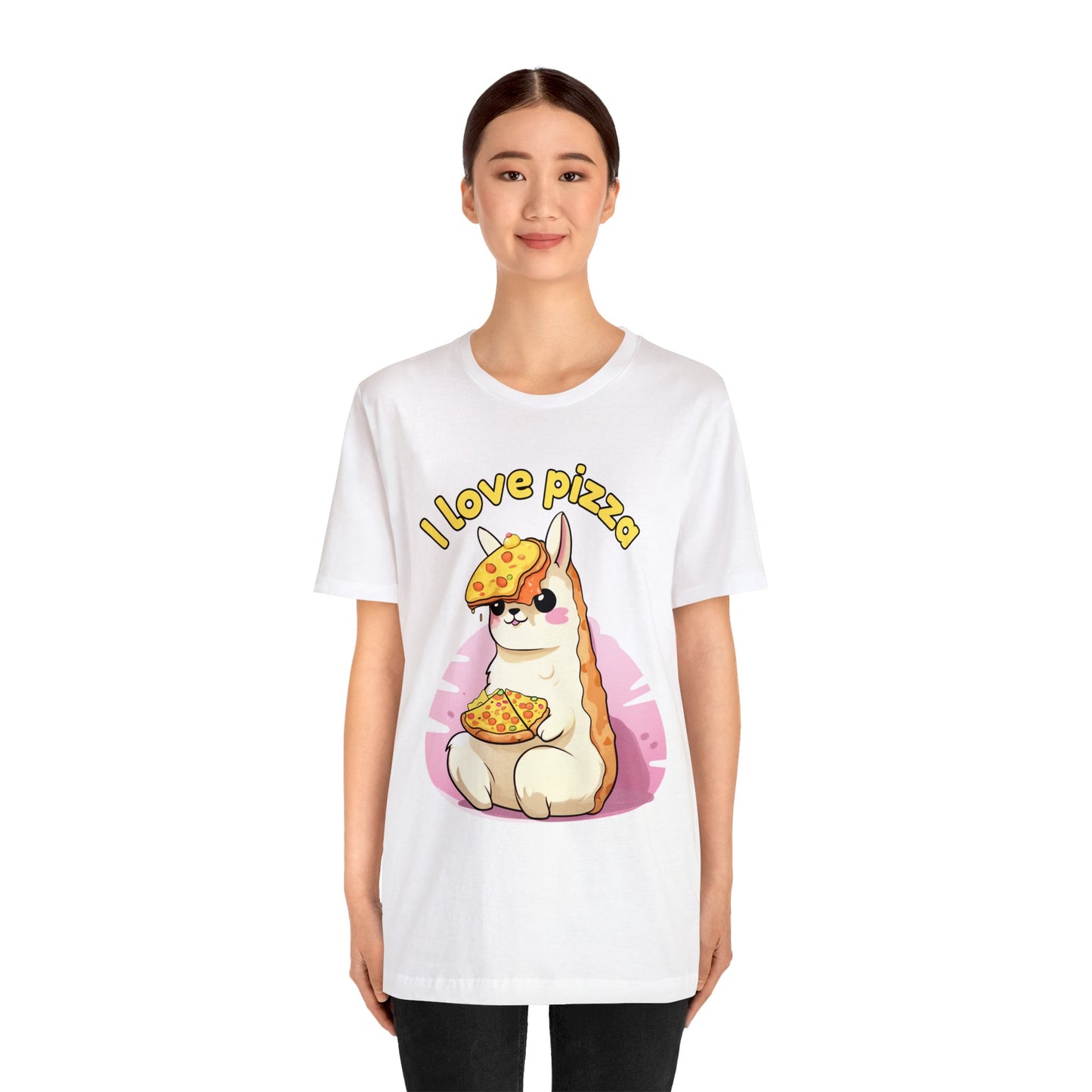 I love pizza - Unisex Jersey Short Sleeve Tee