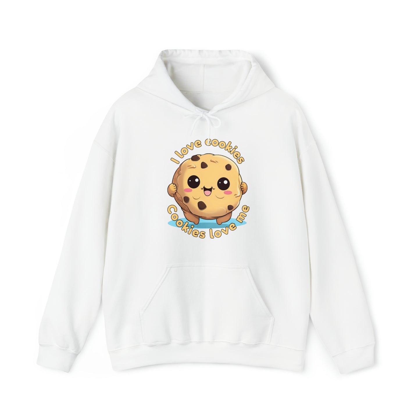 I love cookies, cookies love me - Unisex Heavy Blend™ Hooded Sweatshirt