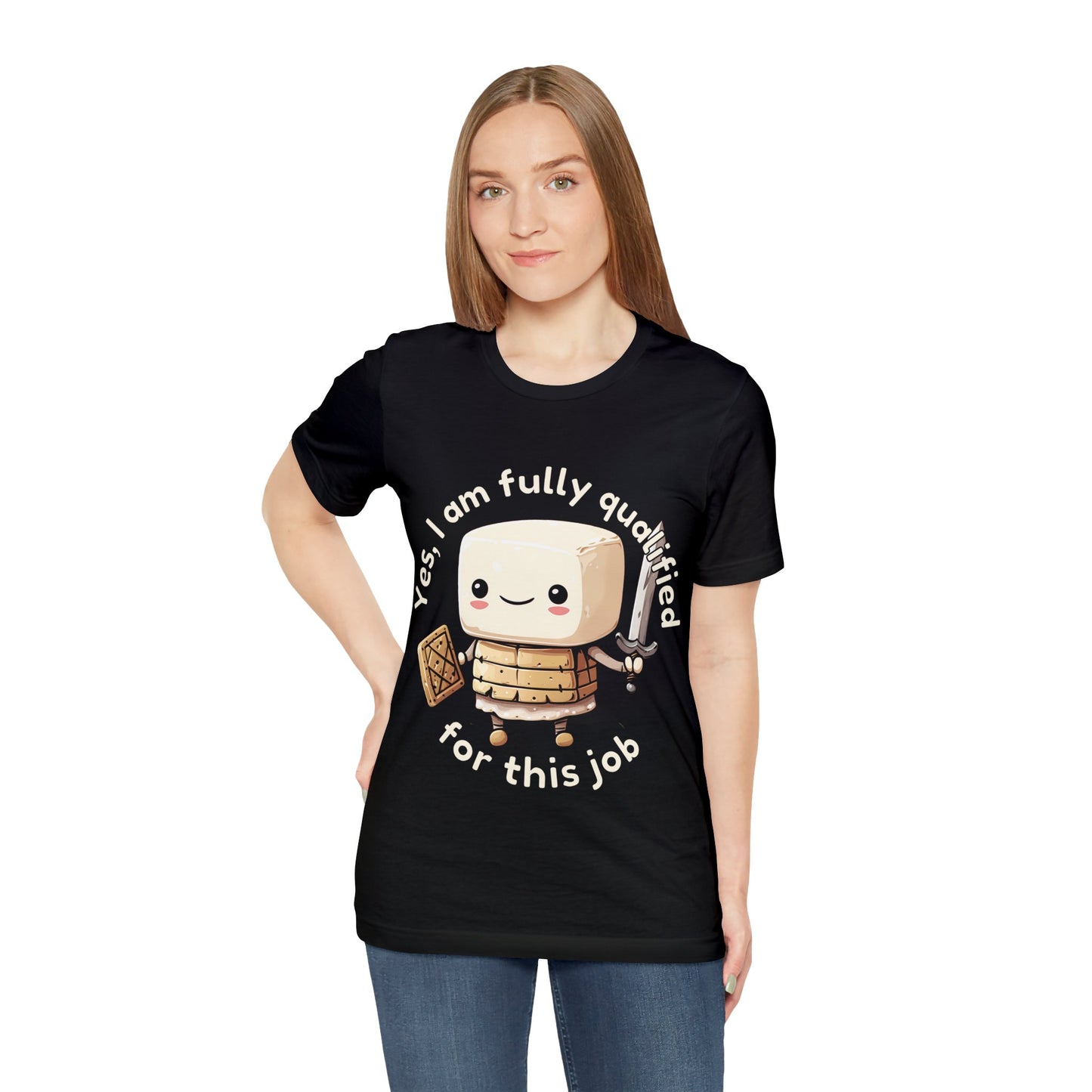 Marshmallow Warrior - Unisex Jersey Short Sleeve Tee