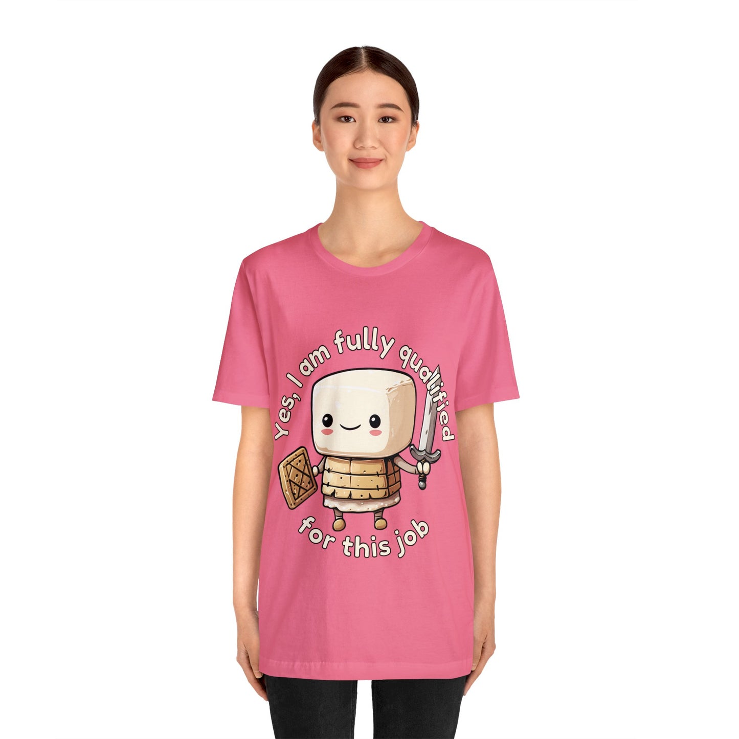 Marshmallow Warrior - Unisex Jersey Short Sleeve Tee