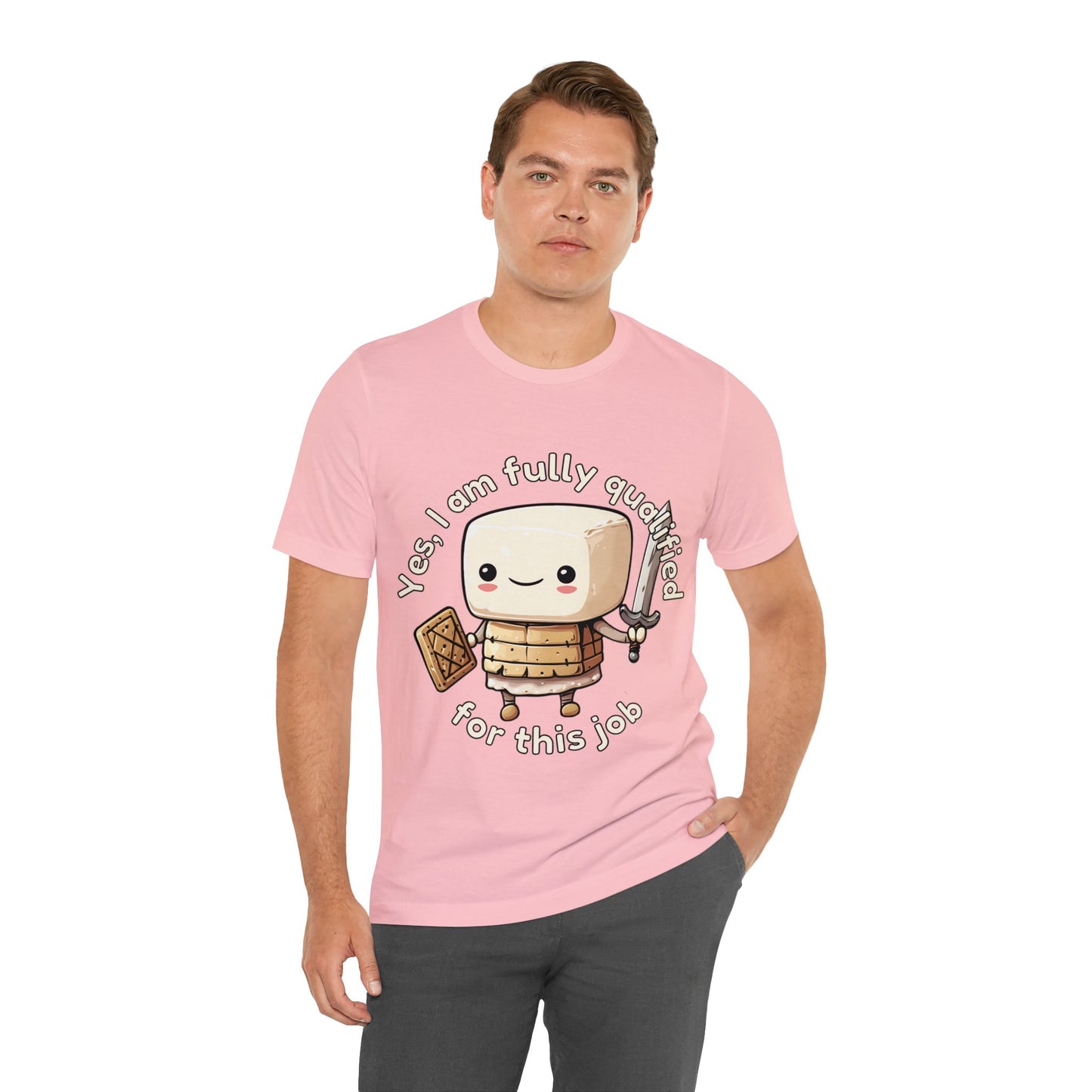 Marshmallow Warrior - Unisex Jersey Short Sleeve Tee