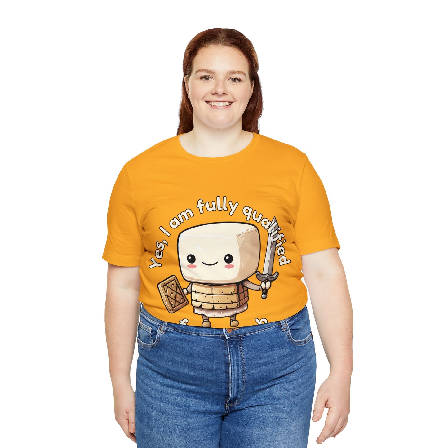 Marshmallow Warrior - Unisex Jersey Short Sleeve Tee