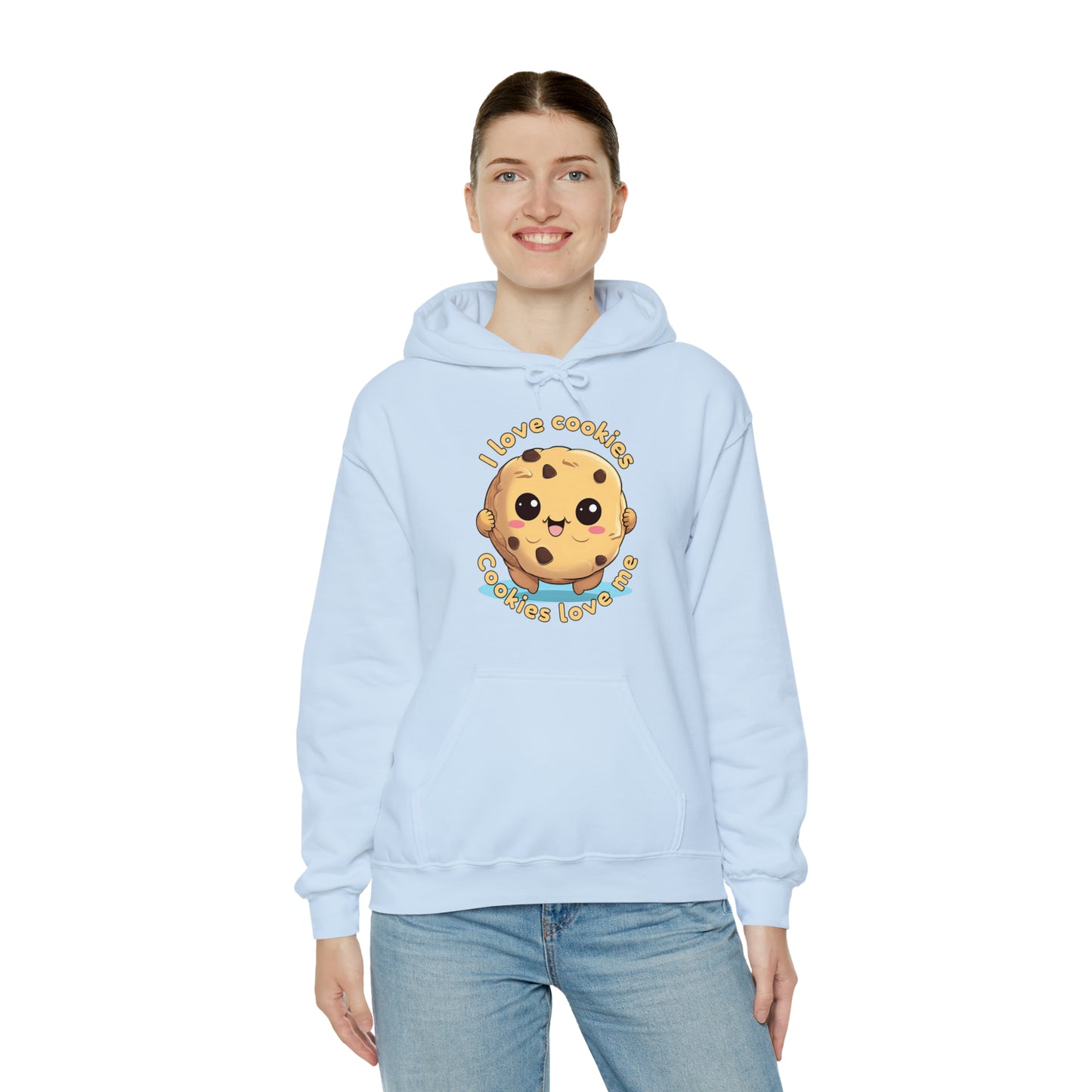 I love cookies, cookies love me - Unisex Heavy Blend™ Hooded Sweatshirt