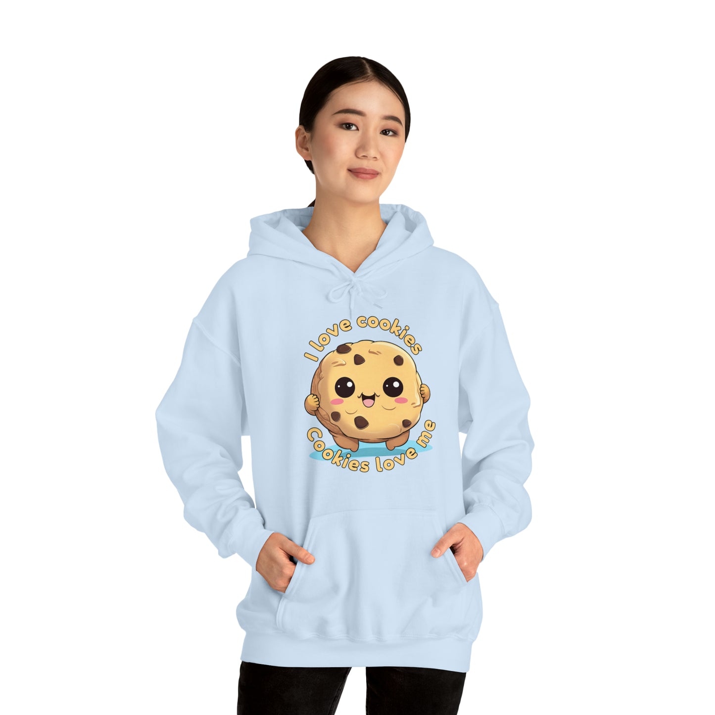 I love cookies, cookies love me - Unisex Heavy Blend™ Hooded Sweatshirt