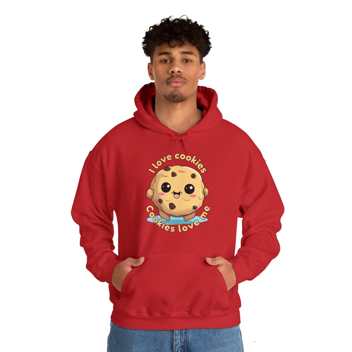 I love cookies, cookies love me - Unisex Heavy Blend™ Hooded Sweatshirt