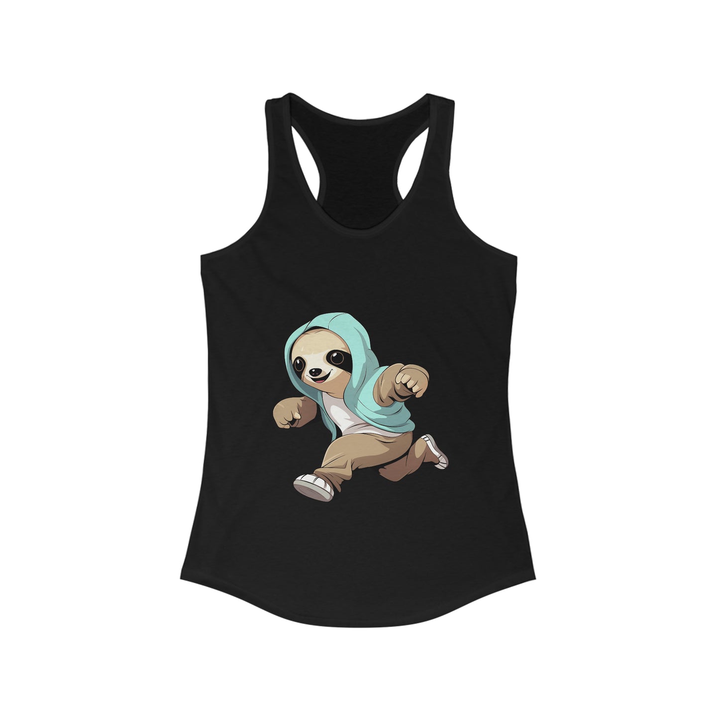 Running sloth - Women's Ideal Racerback Tank