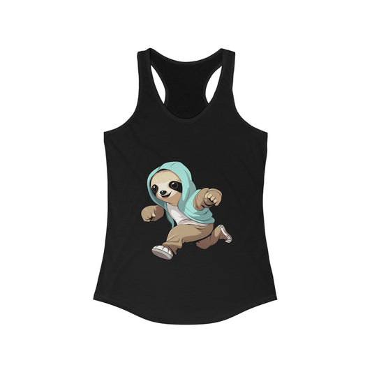 Running sloth - Women's Ideal Racerback Tank