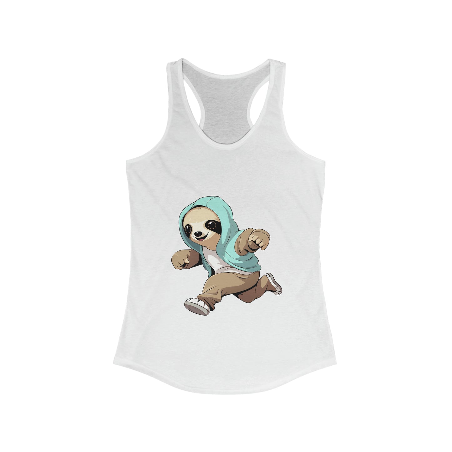 Running sloth - Women's Ideal Racerback Tank