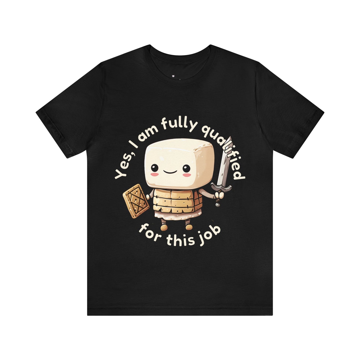 Marshmallow Warrior - Unisex Jersey Short Sleeve Tee
