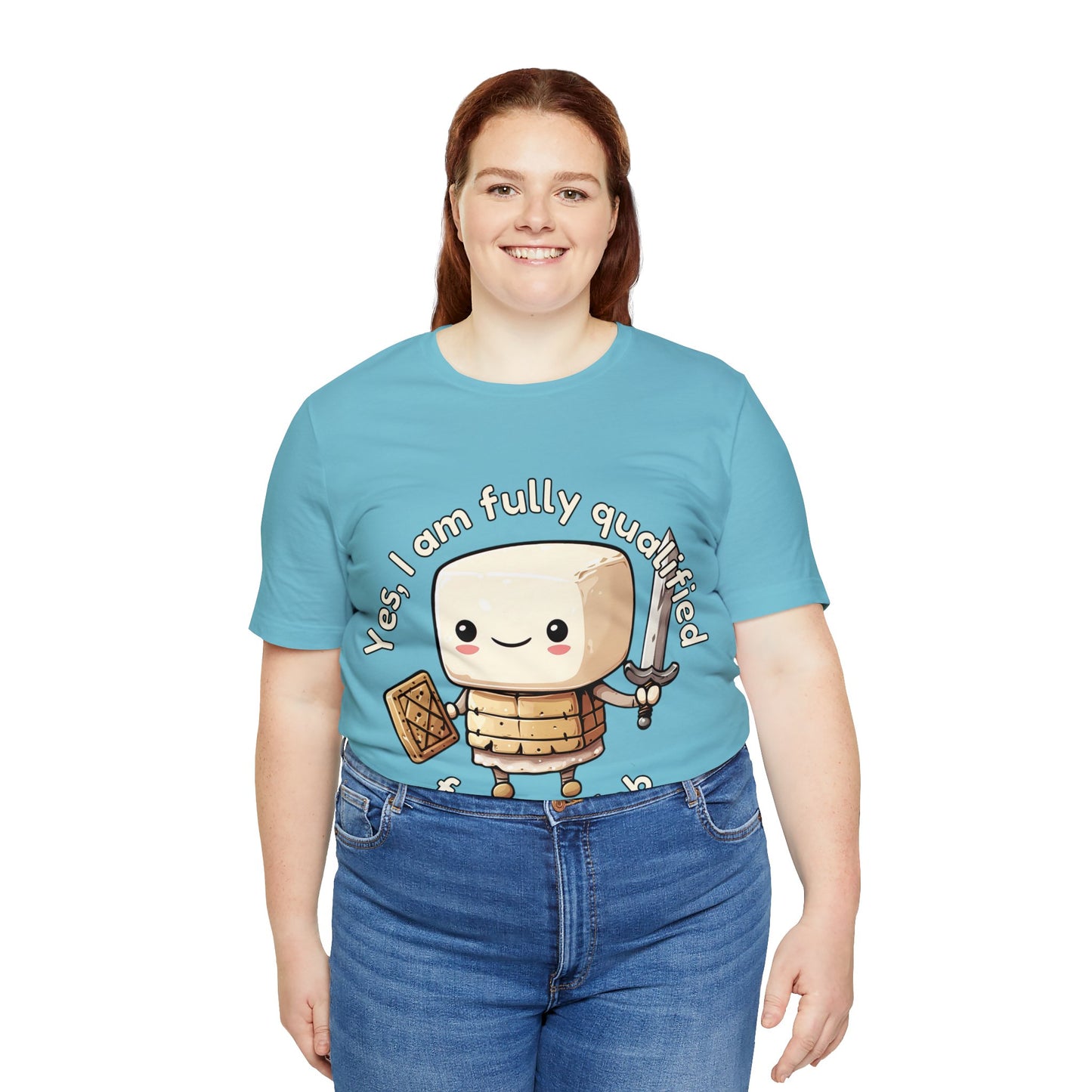 Marshmallow Warrior - Unisex Jersey Short Sleeve Tee