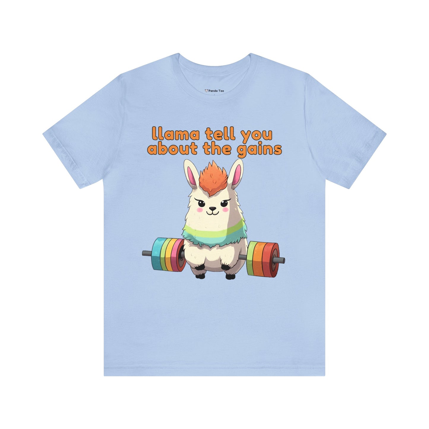 Llama tell you about the gains - Unisex Jersey Short Sleeve Tee