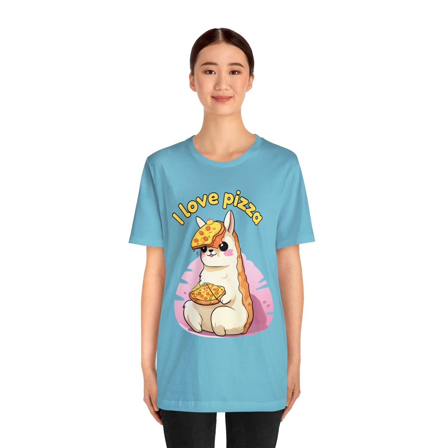 I love pizza - Unisex Jersey Short Sleeve Tee