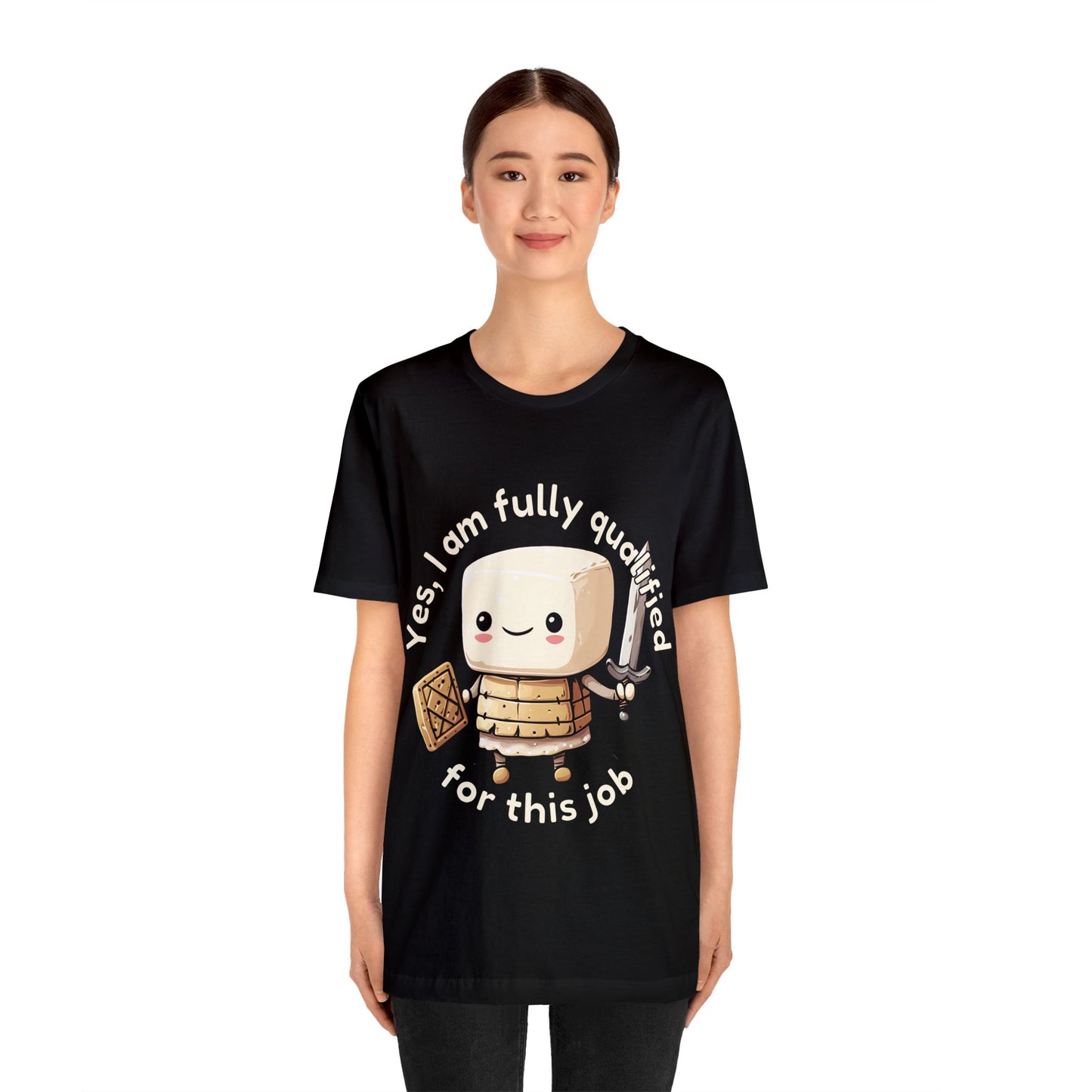 Marshmallow Warrior - Unisex Jersey Short Sleeve Tee