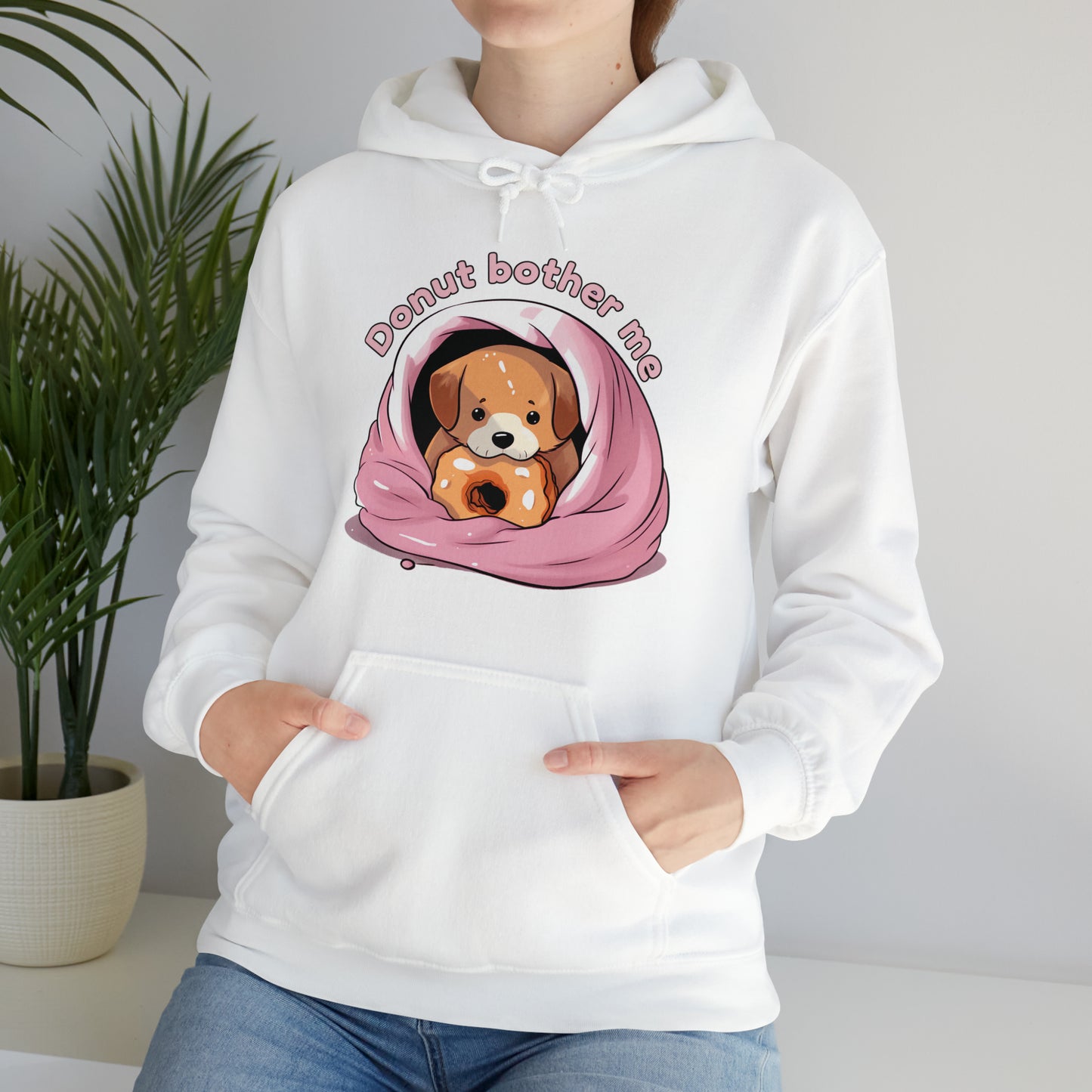 Donut bother me (dot) - Unisex Heavy Blend™ Hooded Sweatshirt