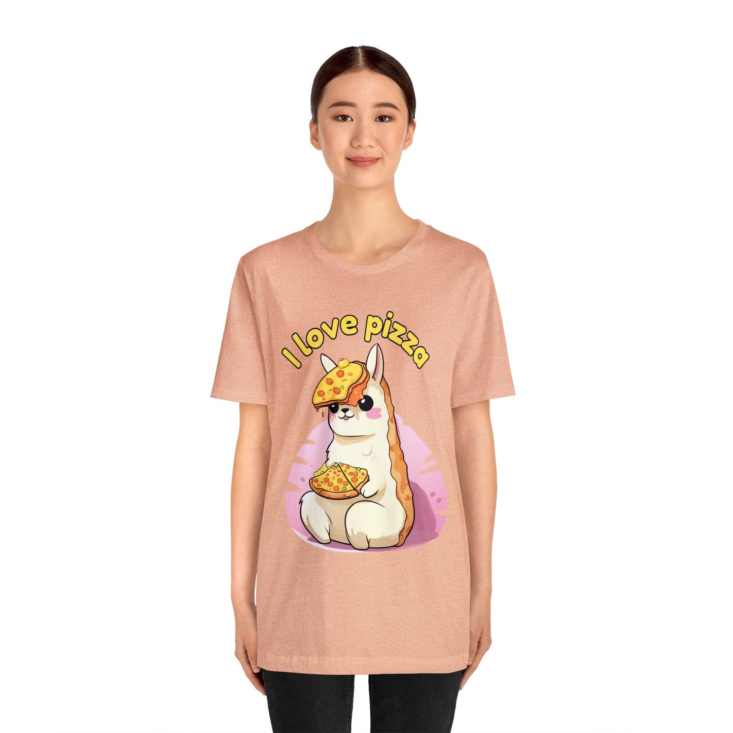 I love pizza - Unisex Jersey Short Sleeve Tee