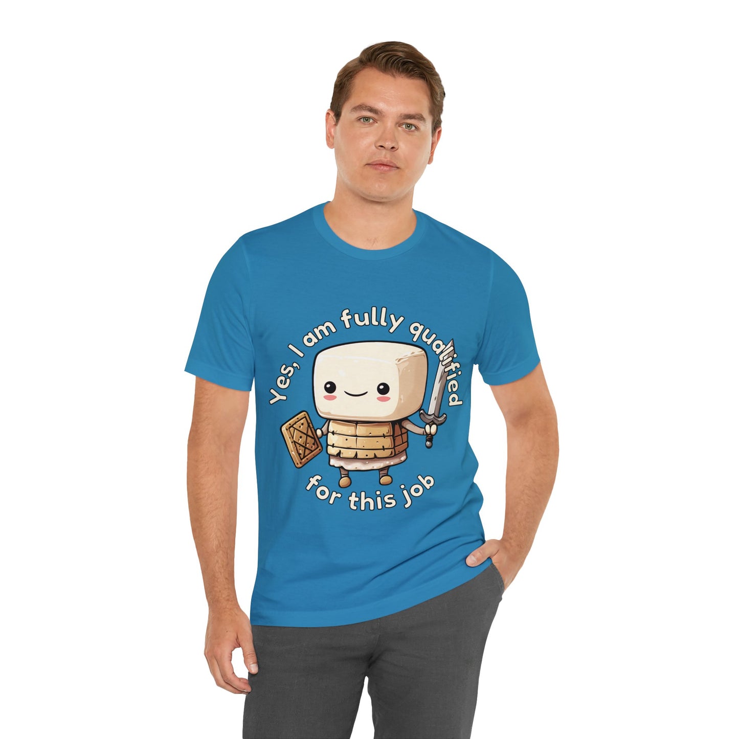 Marshmallow Warrior - Unisex Jersey Short Sleeve Tee