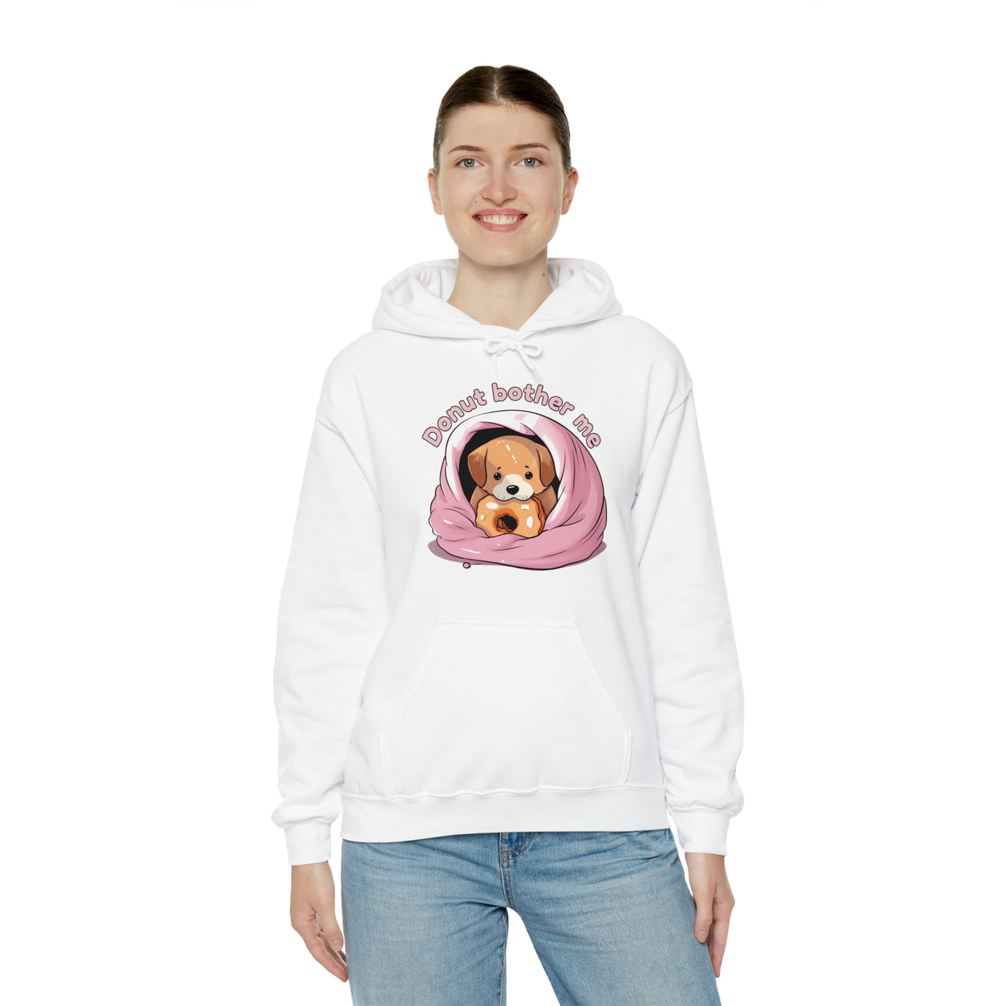 Donut bother me (dot) - Unisex Heavy Blend™ Hooded Sweatshirt