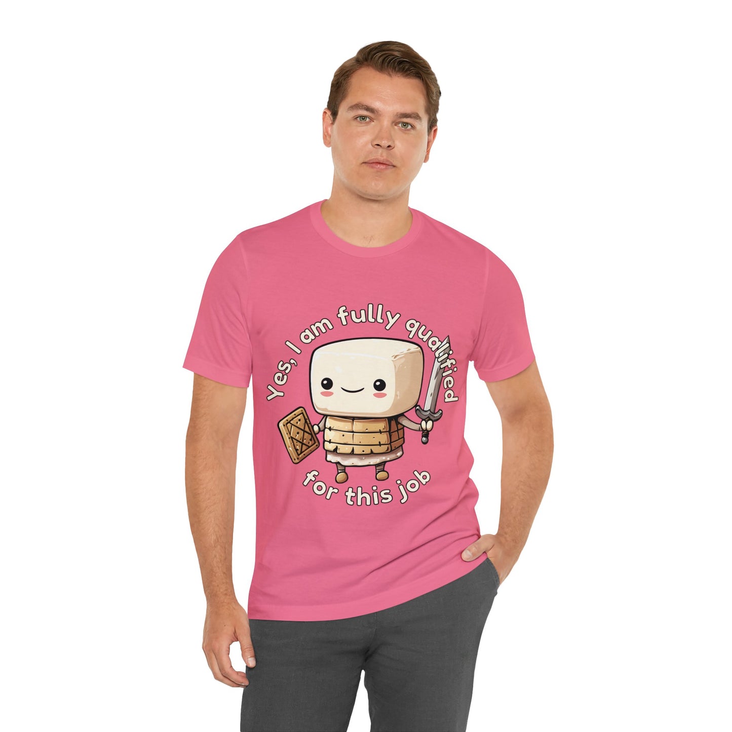 Marshmallow Warrior - Unisex Jersey Short Sleeve Tee