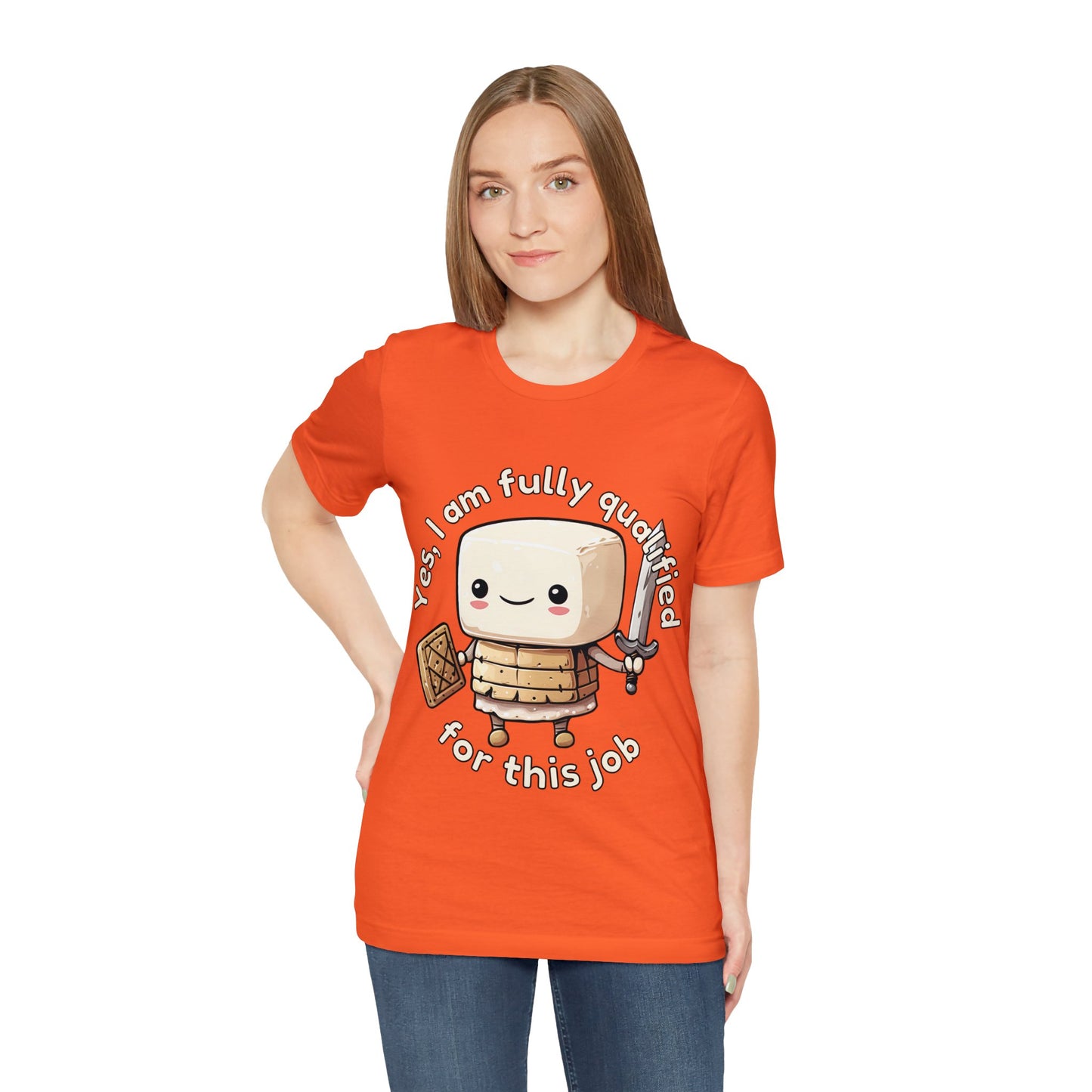 Marshmallow Warrior - Unisex Jersey Short Sleeve Tee