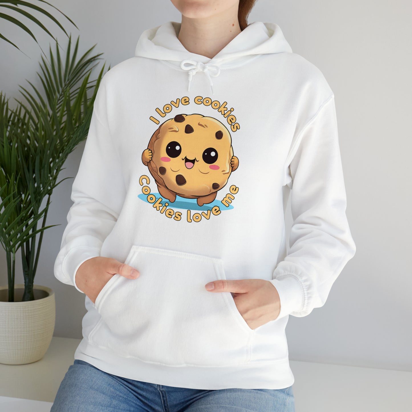 I love cookies, cookies love me - Unisex Heavy Blend™ Hooded Sweatshirt