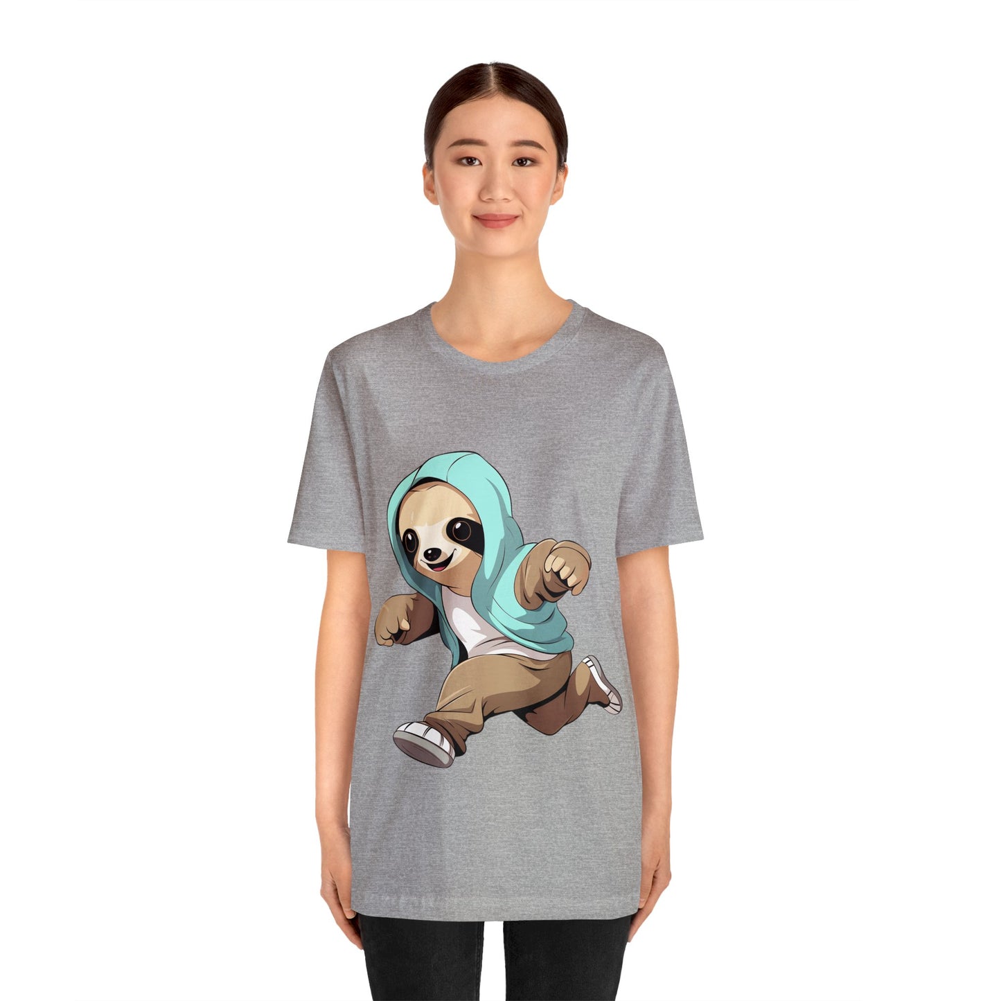 Running Sloth - Unisex Jersey Short Sleeve Tee