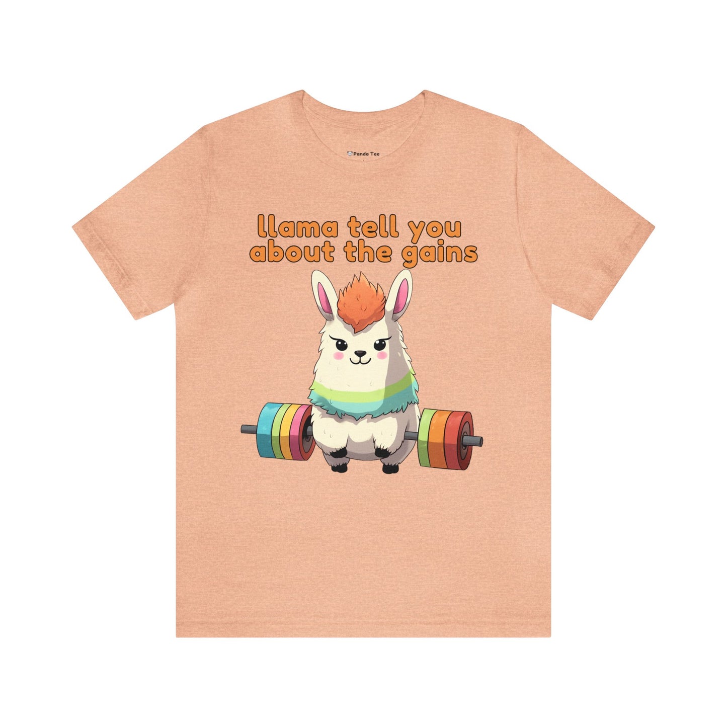 Llama tell you about the gains - Unisex Jersey Short Sleeve Tee