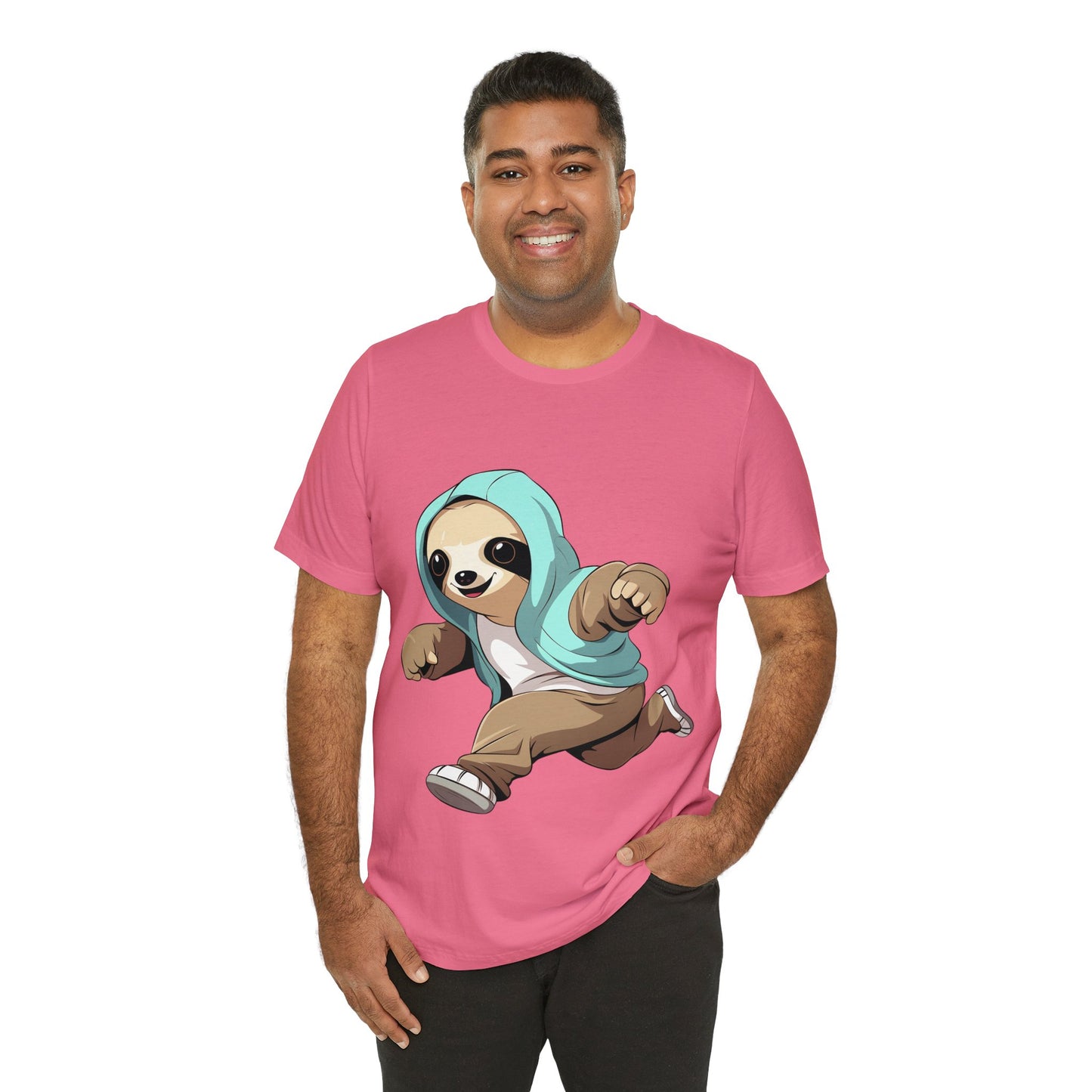 Running Sloth - Unisex Jersey Short Sleeve Tee