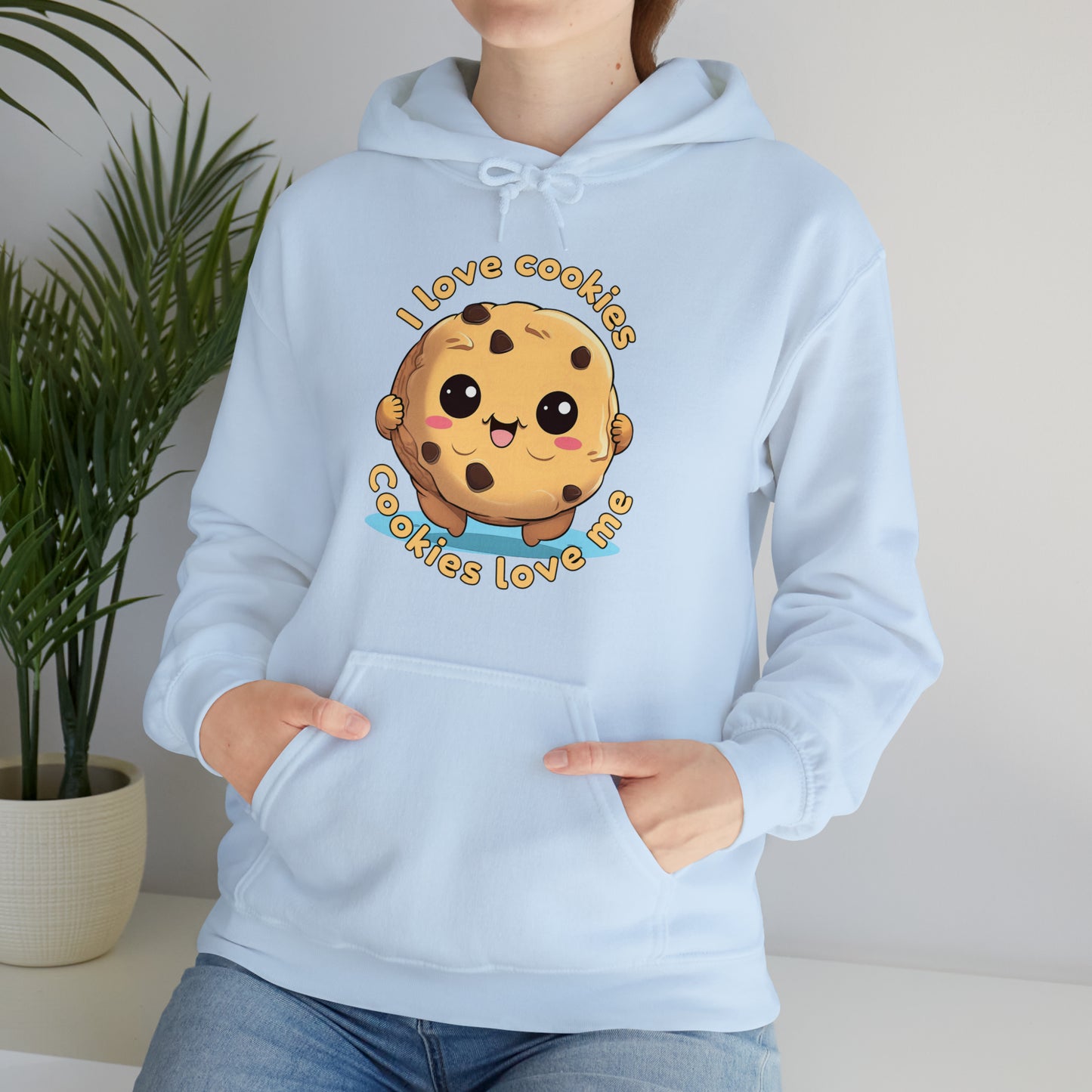 I love cookies, cookies love me - Unisex Heavy Blend™ Hooded Sweatshirt