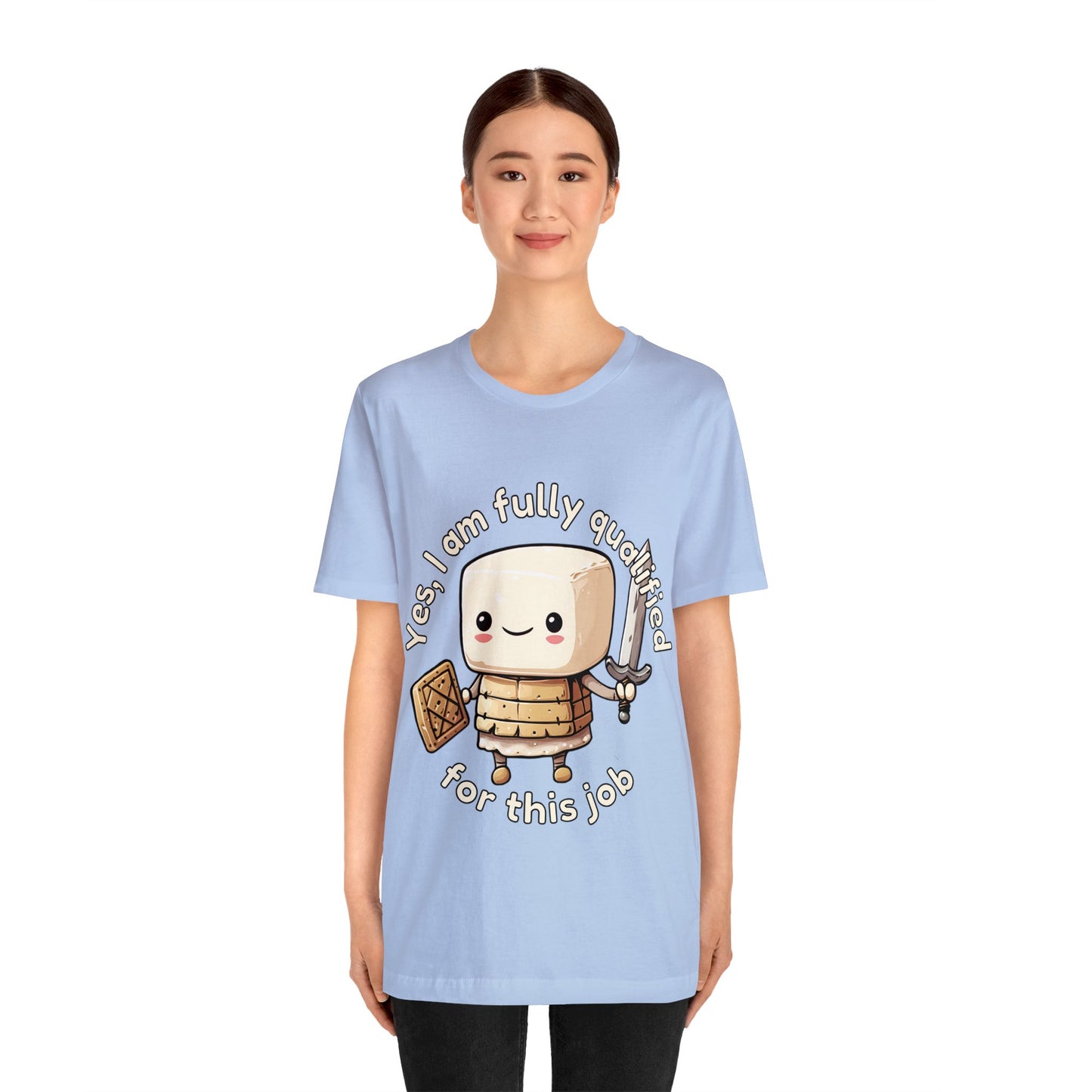 Marshmallow Warrior - Unisex Jersey Short Sleeve Tee