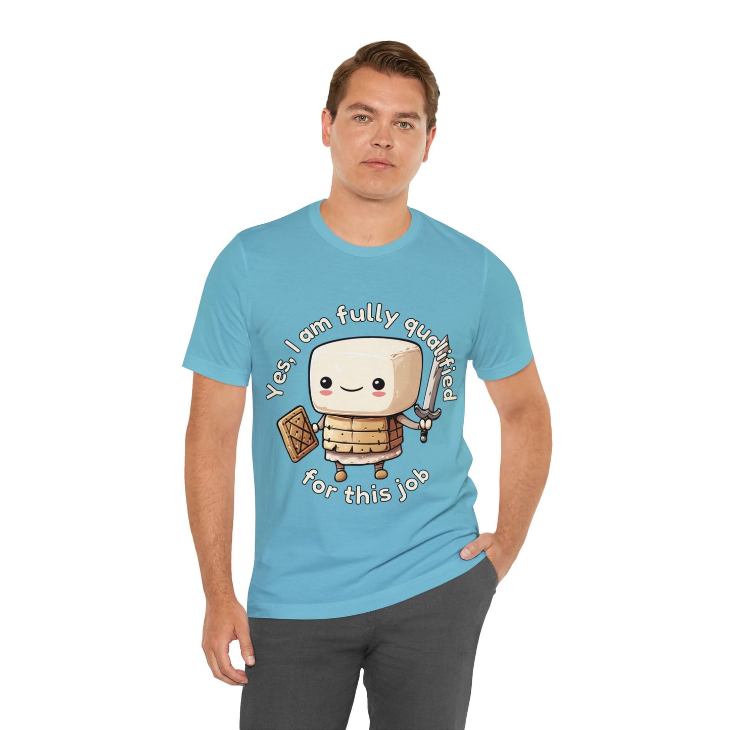 Marshmallow Warrior - Unisex Jersey Short Sleeve Tee
