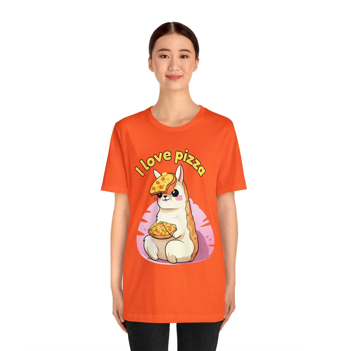 I love pizza - Unisex Jersey Short Sleeve Tee