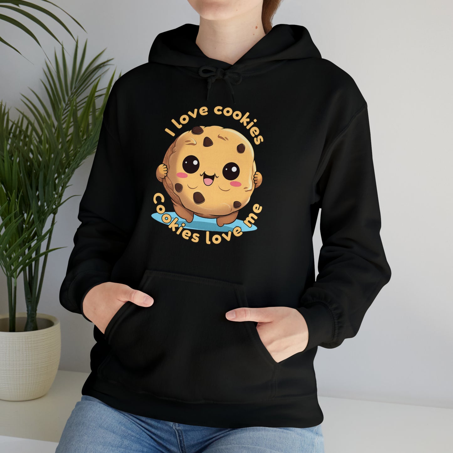 I love cookies, cookies love me - Unisex Heavy Blend™ Hooded Sweatshirt