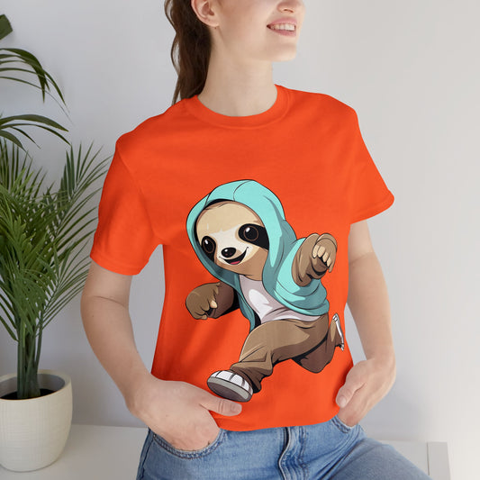 Running Sloth - Unisex Jersey Short Sleeve Tee