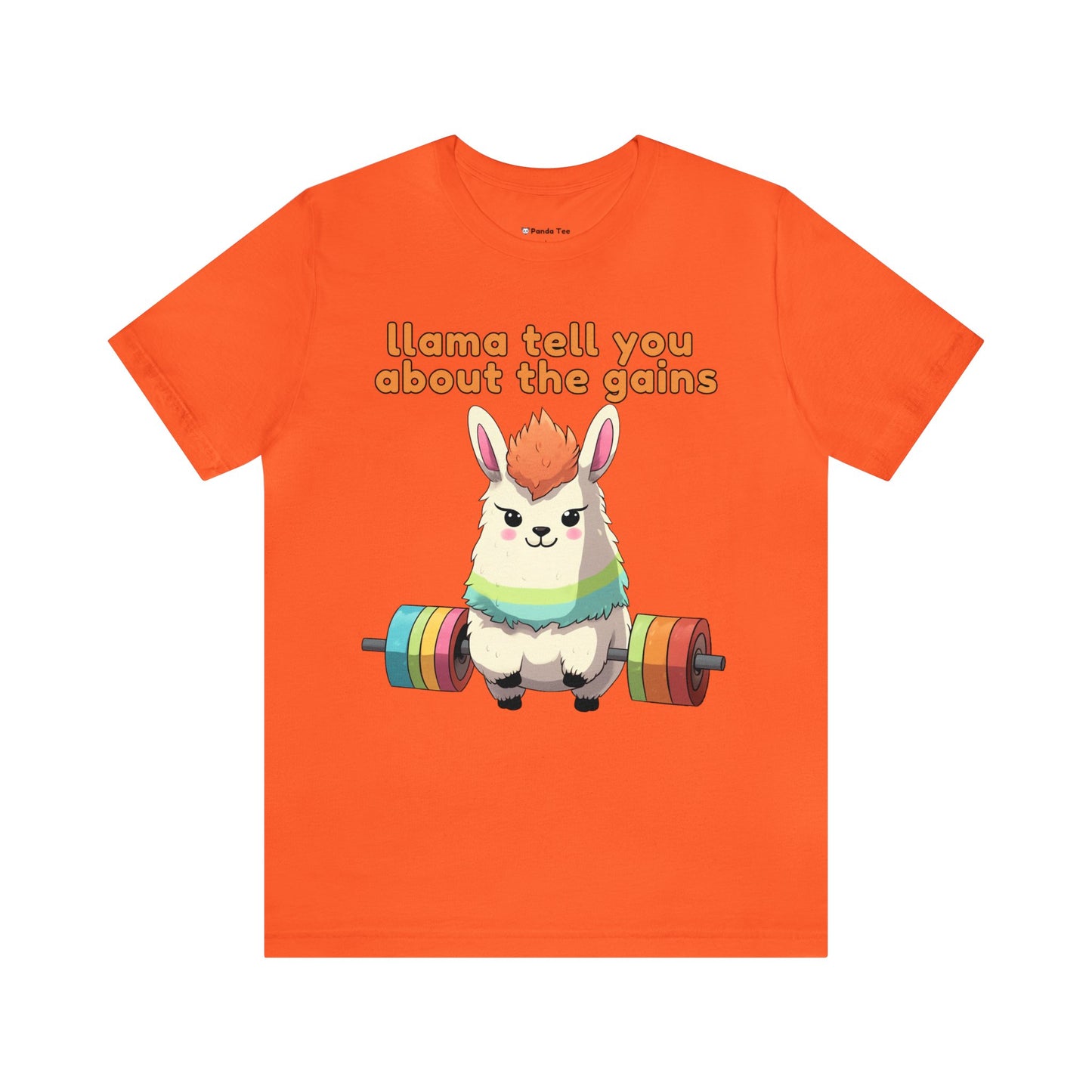 Llama tell you about the gains - Unisex Jersey Short Sleeve Tee
