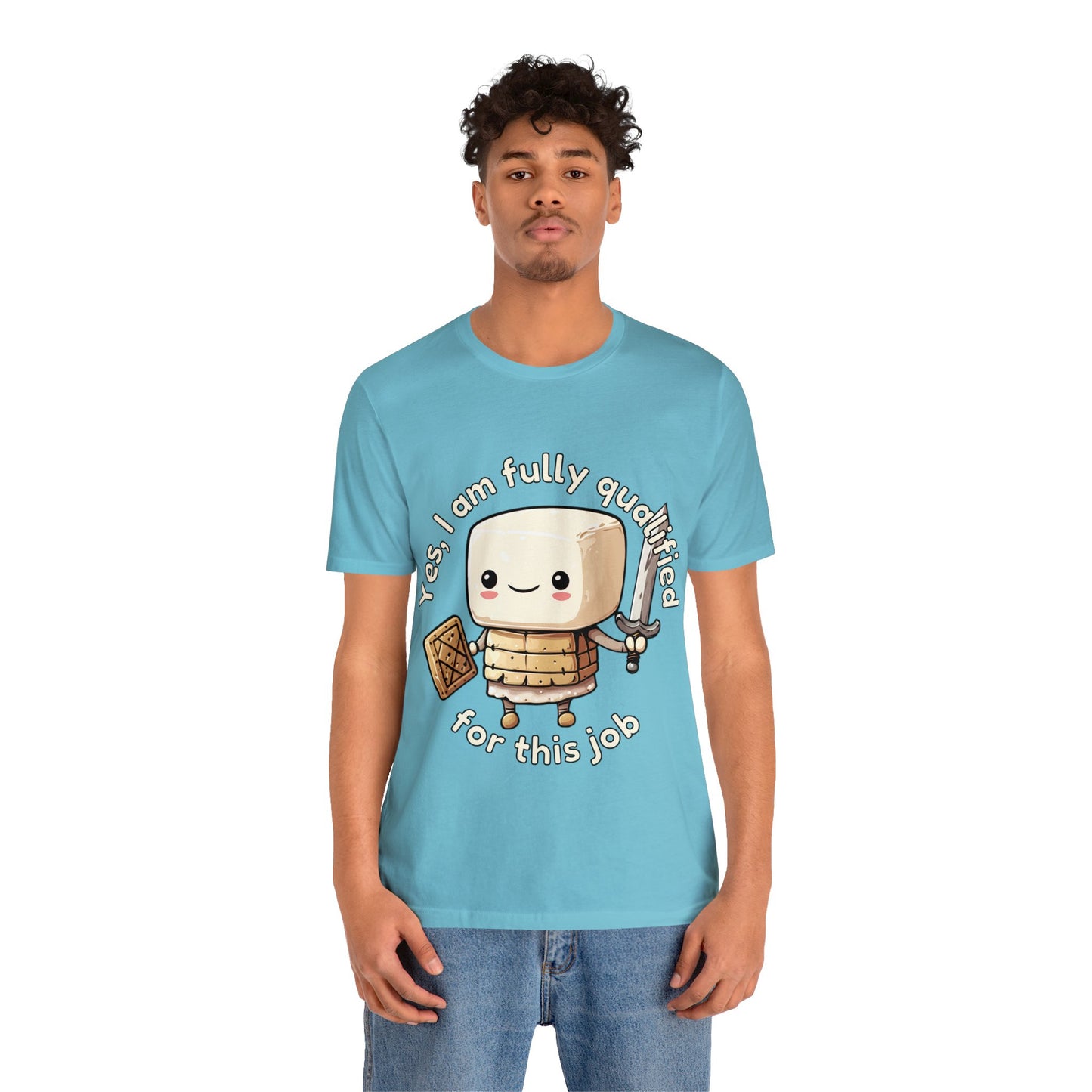 Marshmallow Warrior - Unisex Jersey Short Sleeve Tee
