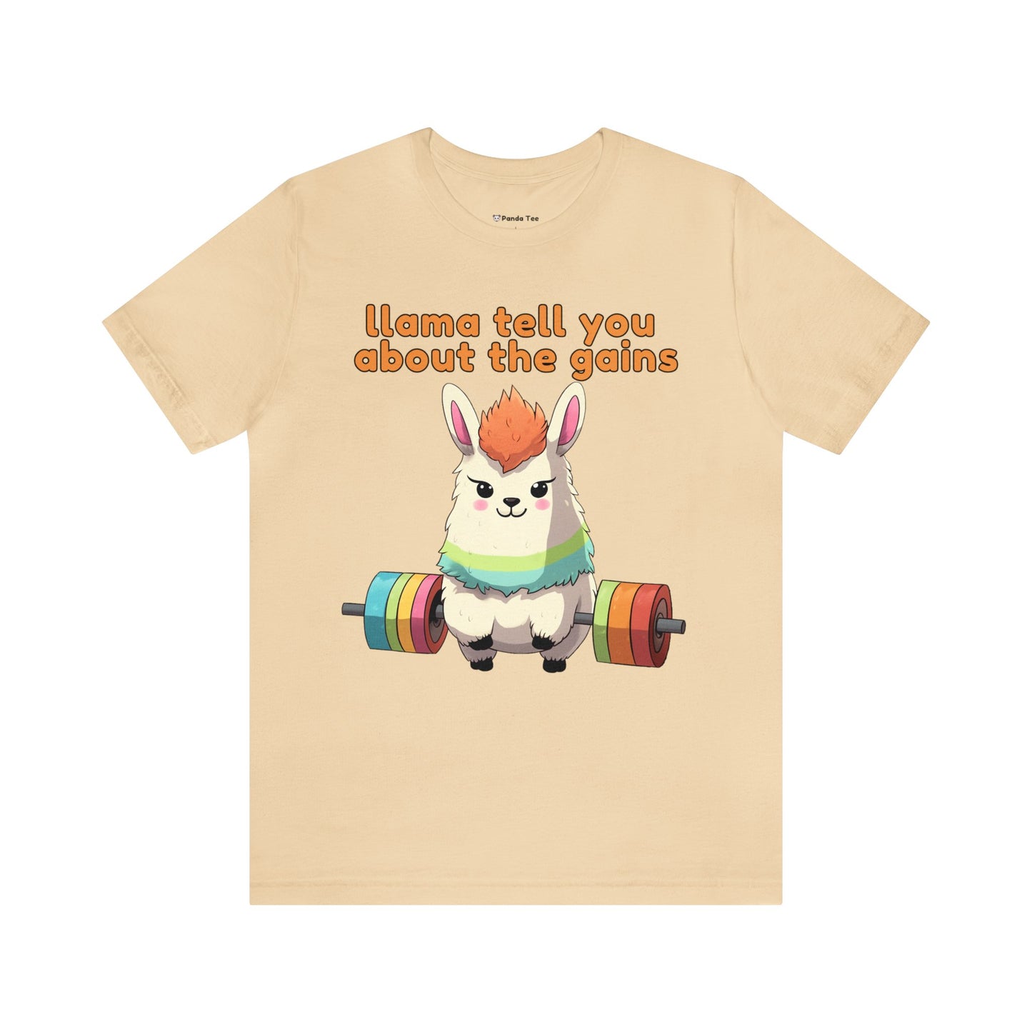 Llama tell you about the gains - Unisex Jersey Short Sleeve Tee