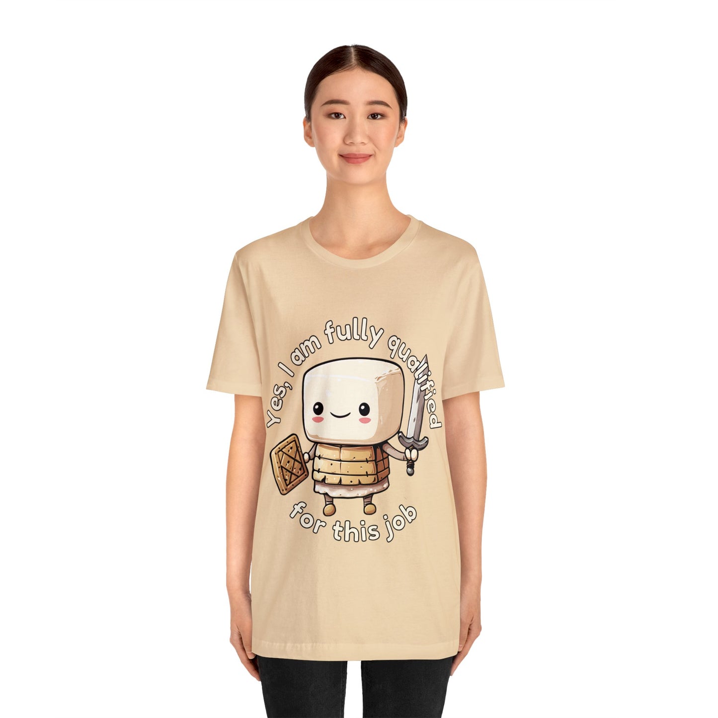 Marshmallow Warrior - Unisex Jersey Short Sleeve Tee