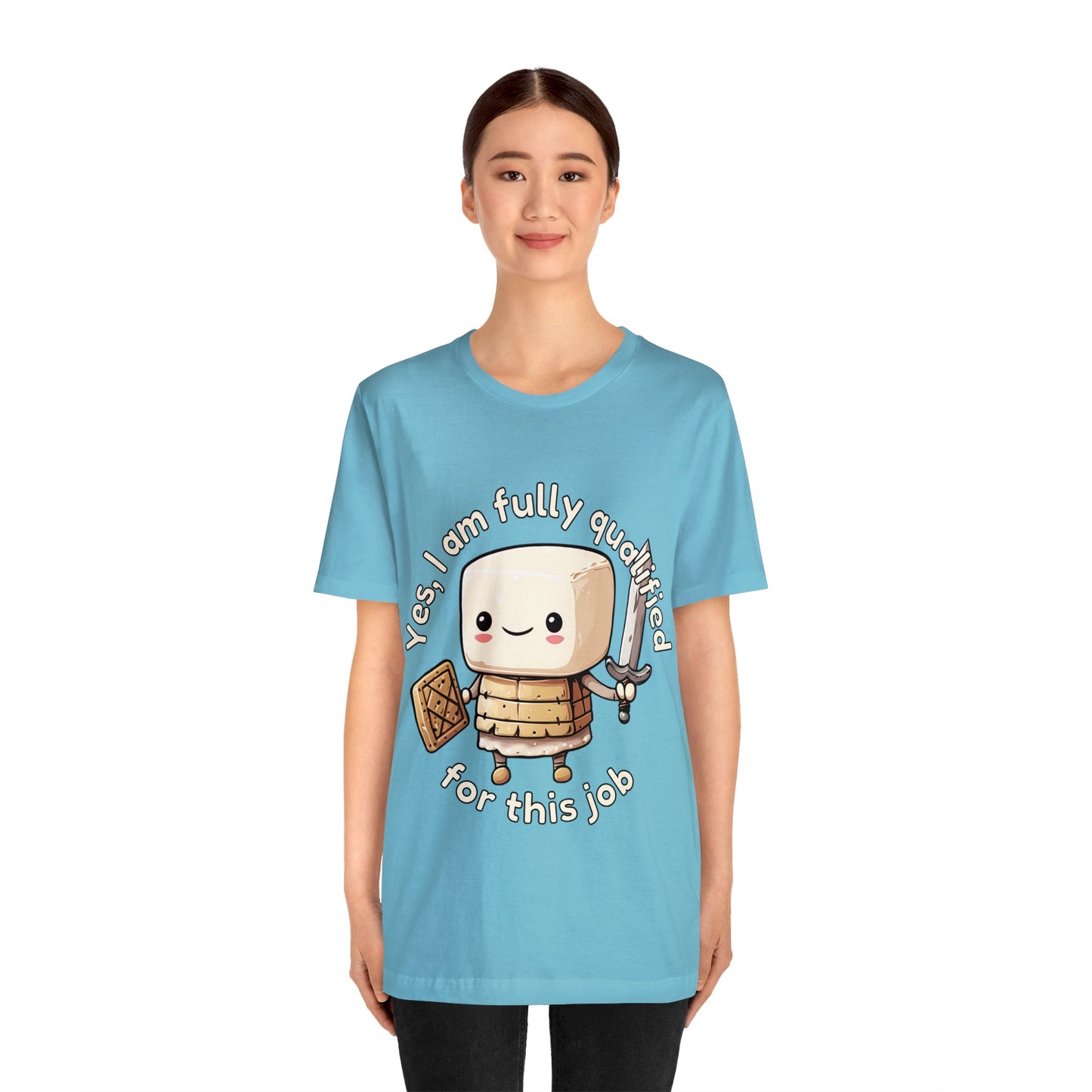 Marshmallow Warrior - Unisex Jersey Short Sleeve Tee