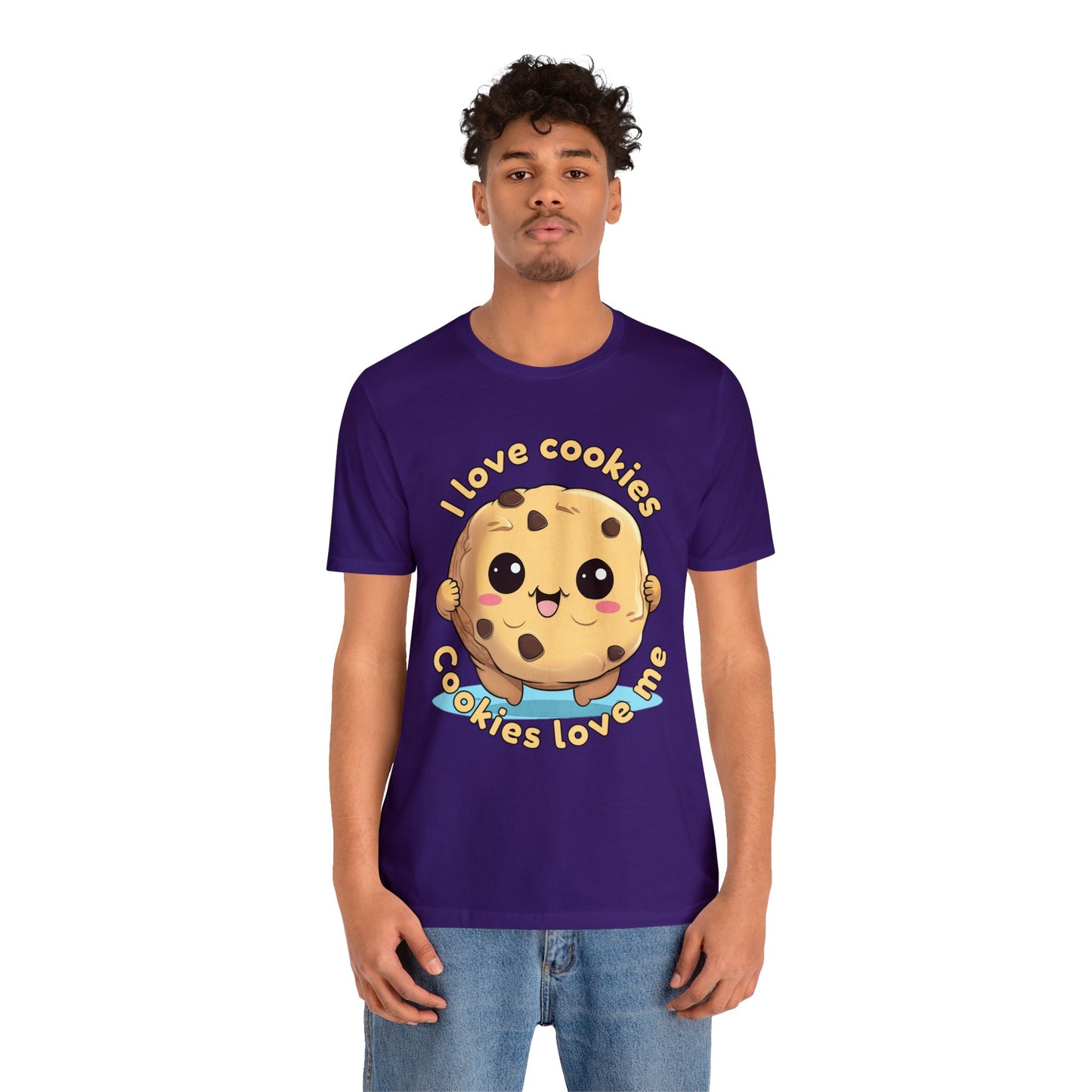 I love cookies, Cookies love me. Unisex Jersey Short Sleeve Tee