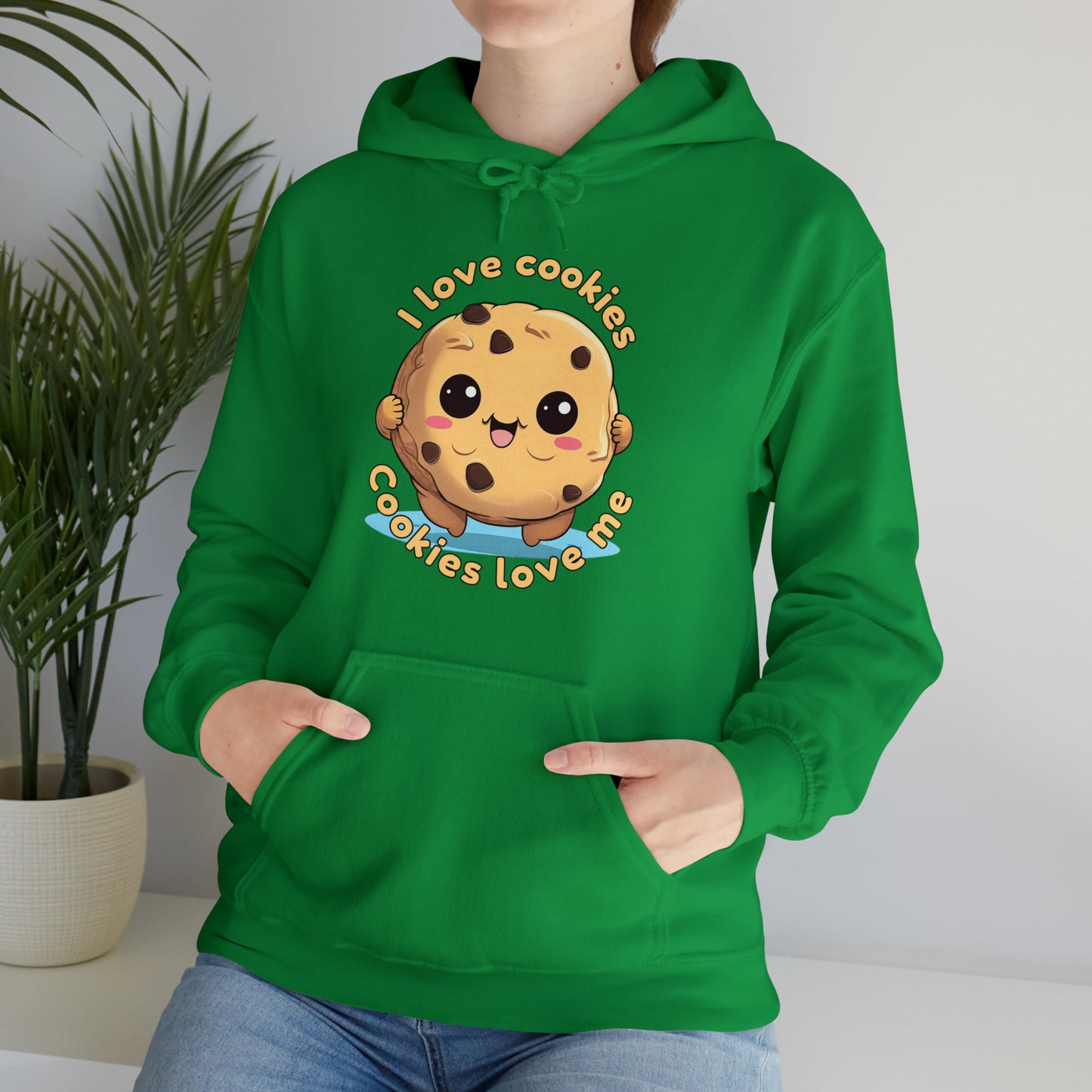 I love cookies, cookies love me - Unisex Heavy Blend™ Hooded Sweatshirt