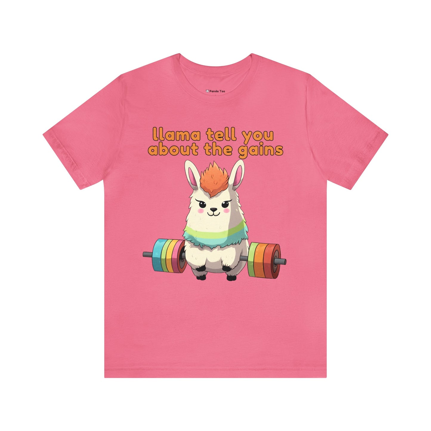 Llama tell you about the gains - Unisex Jersey Short Sleeve Tee