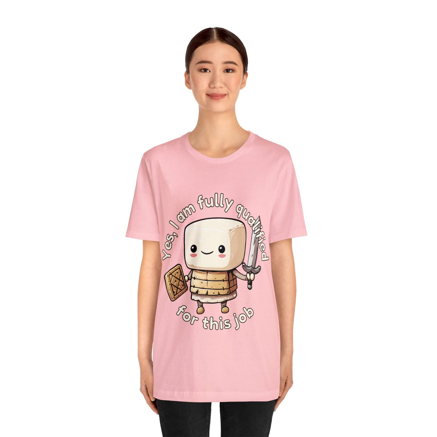 Marshmallow Warrior - Unisex Jersey Short Sleeve Tee