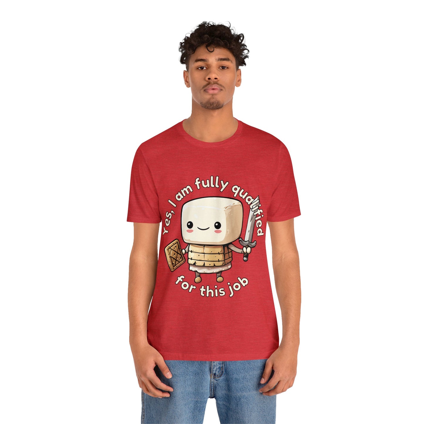 Marshmallow Warrior - Unisex Jersey Short Sleeve Tee