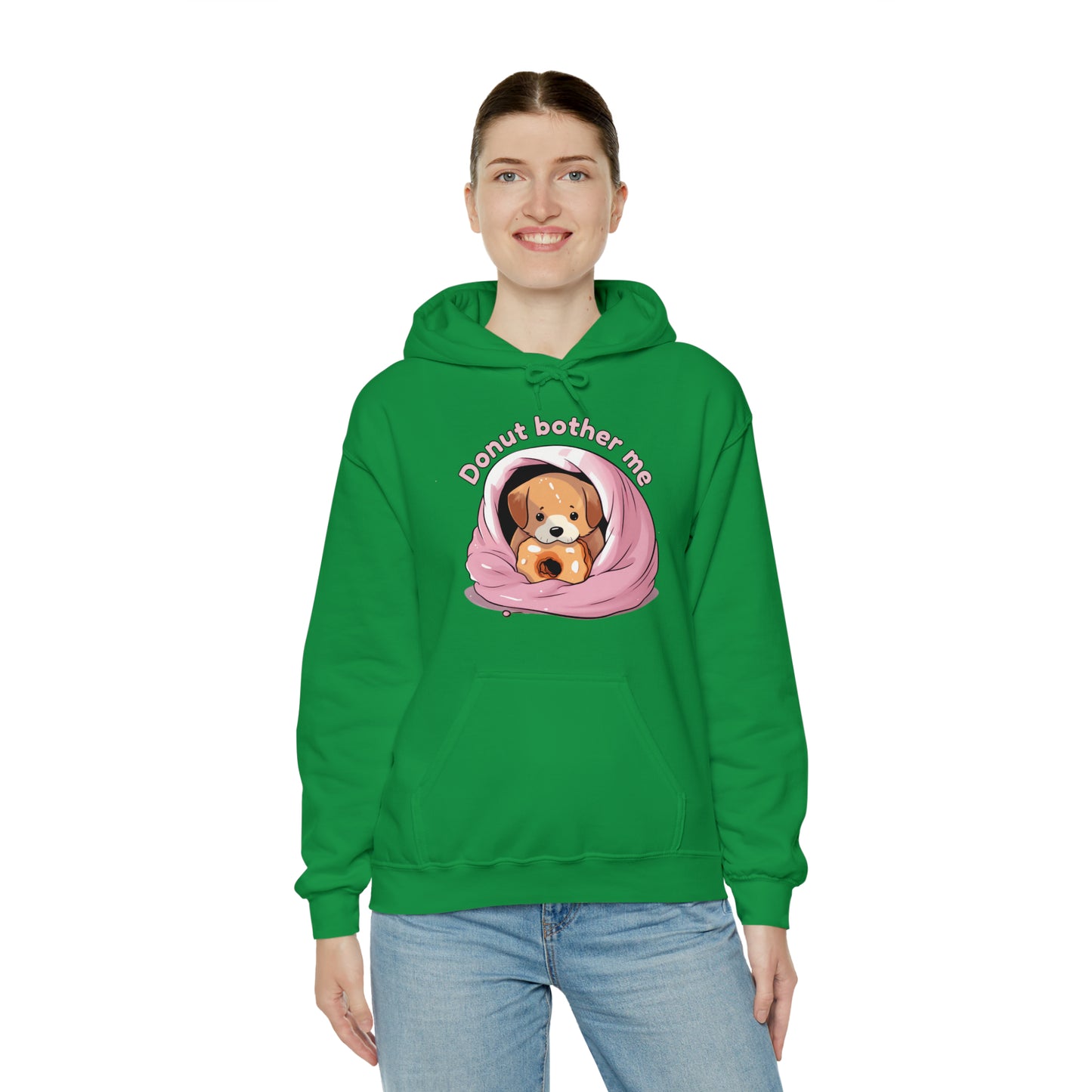 Donut bother me (dot) - Unisex Heavy Blend™ Hooded Sweatshirt