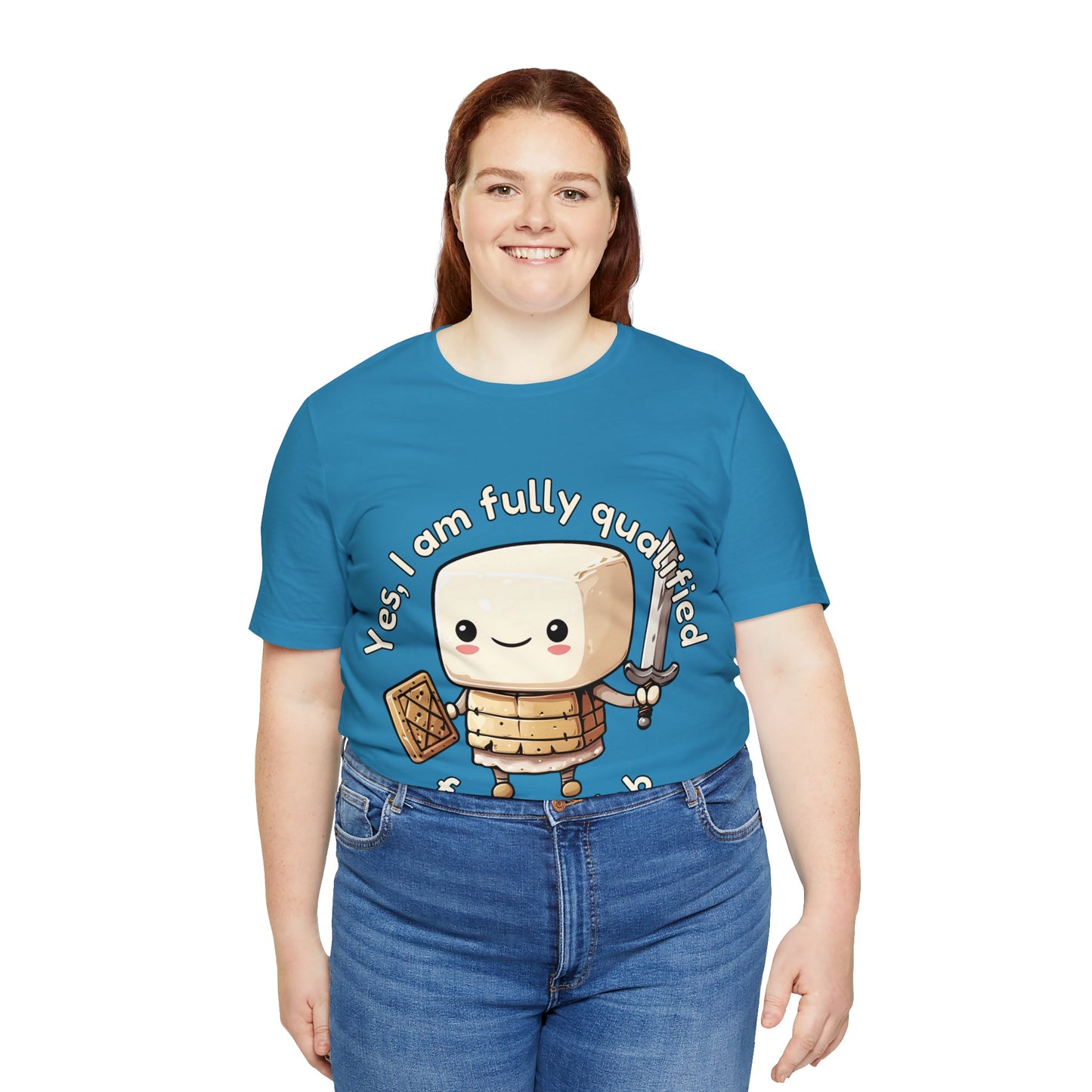 Marshmallow Warrior - Unisex Jersey Short Sleeve Tee