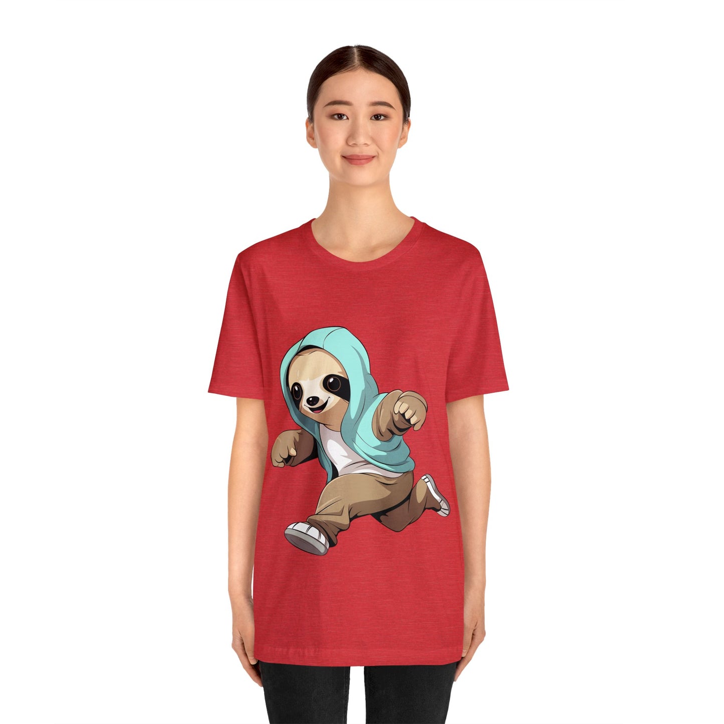 Running Sloth - Unisex Jersey Short Sleeve Tee